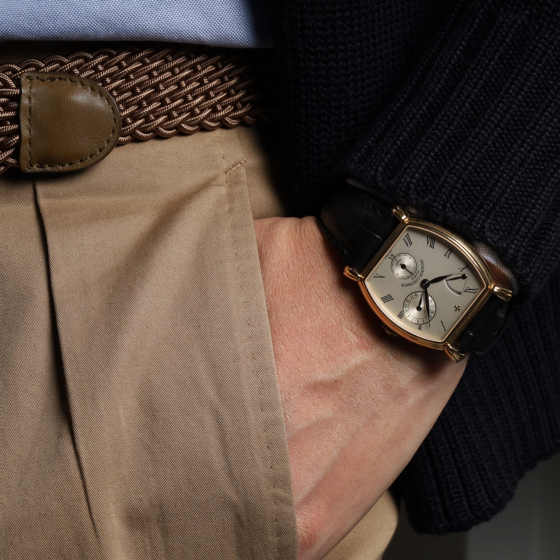 ヴァシュロン・コンスタンタン ジュビリー240 47240/000J 自動巻き Cal.1127 YG 純正革ベルト 純正尾錠(750)シルバー文字盤 箱