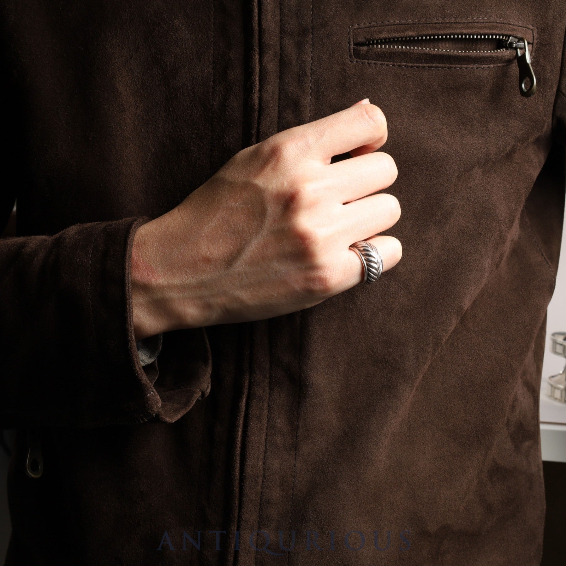 Hermes Ring Leaf Vintage SV800