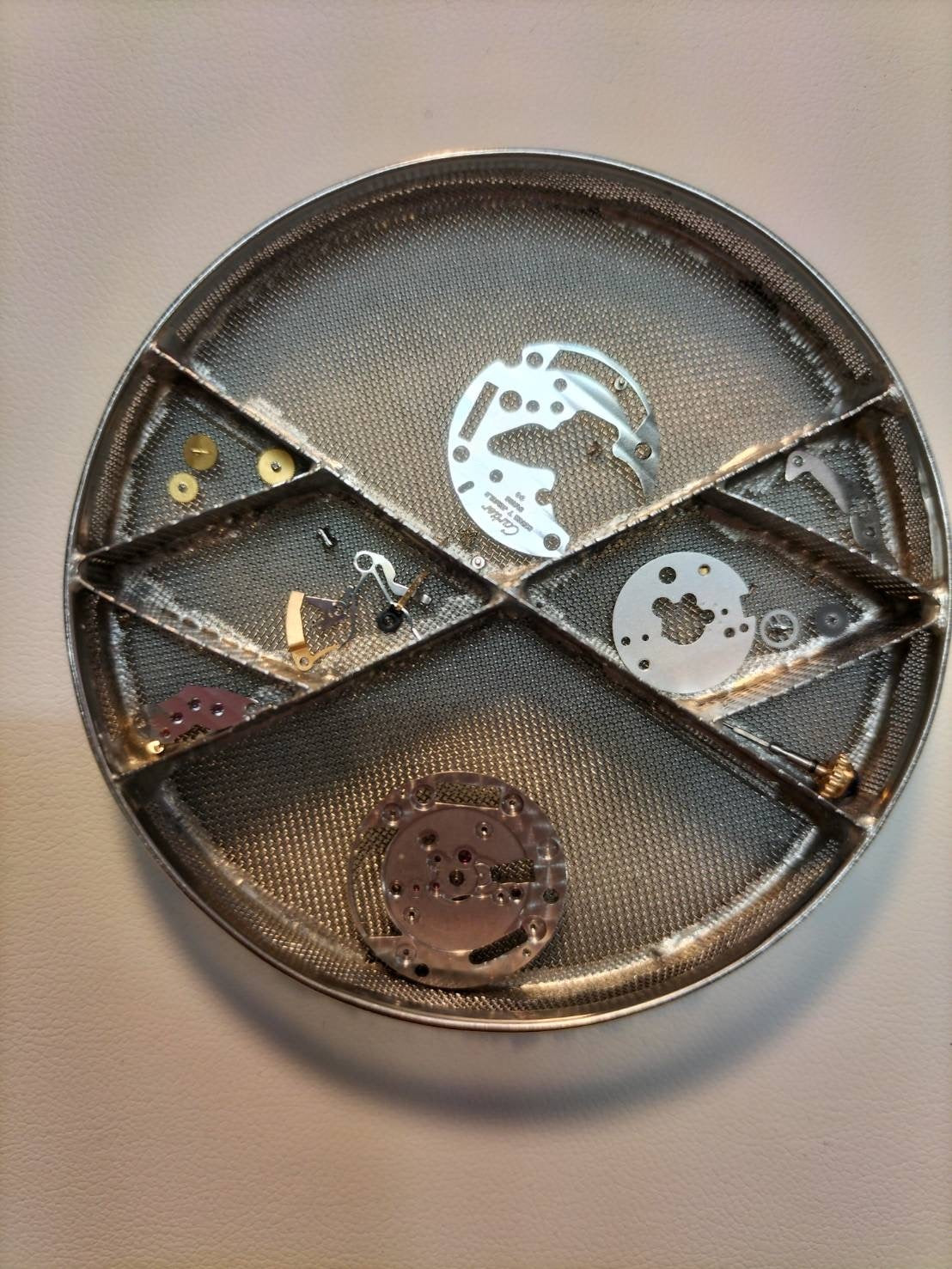 カルティエ マストタンク LM 1615 クォーツ SV925 革 純正尾錠(GP)アイボリーローマン文字盤(SWISS表記) オーバーホール済み