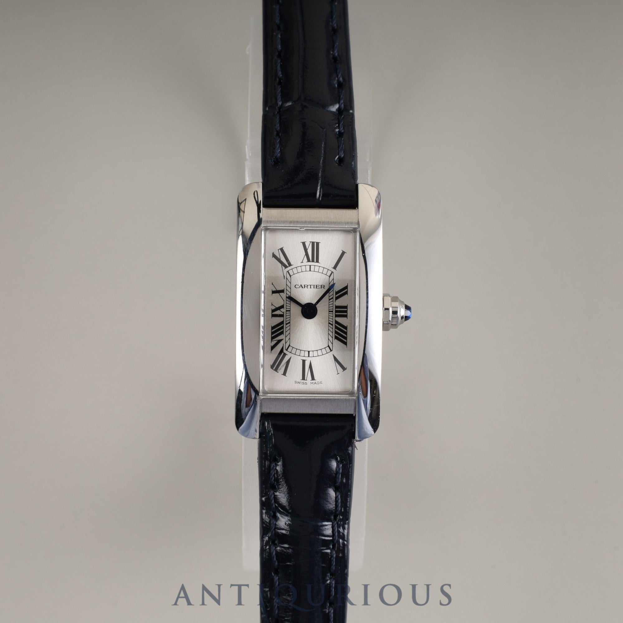 Cartier Tank Americaine Mini WSTA0032 / 4056 Quartz Cal.159 SS Genuine leather strap Genuine buckle (SS) Silver Roman dial Booklet Warranty (2023) Overhauled