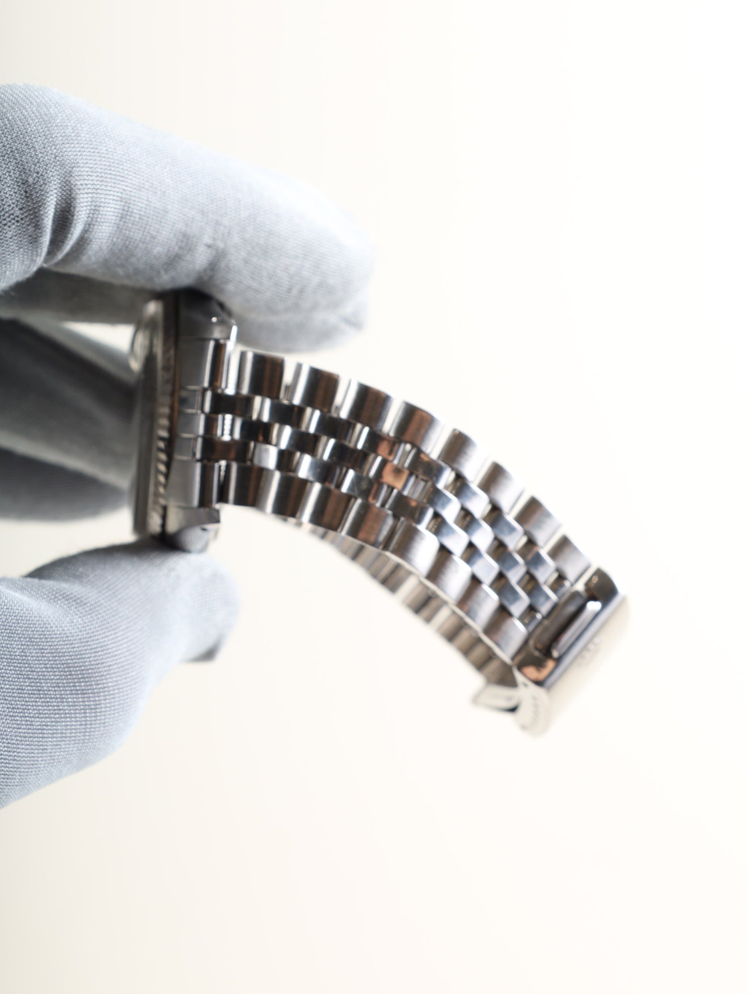 Rolex Datejust 1601 Automatic Caliber 1560 Stainless Steel/White Gold Stainless Steel Silver Dial No. 29 (1969) Overhauled