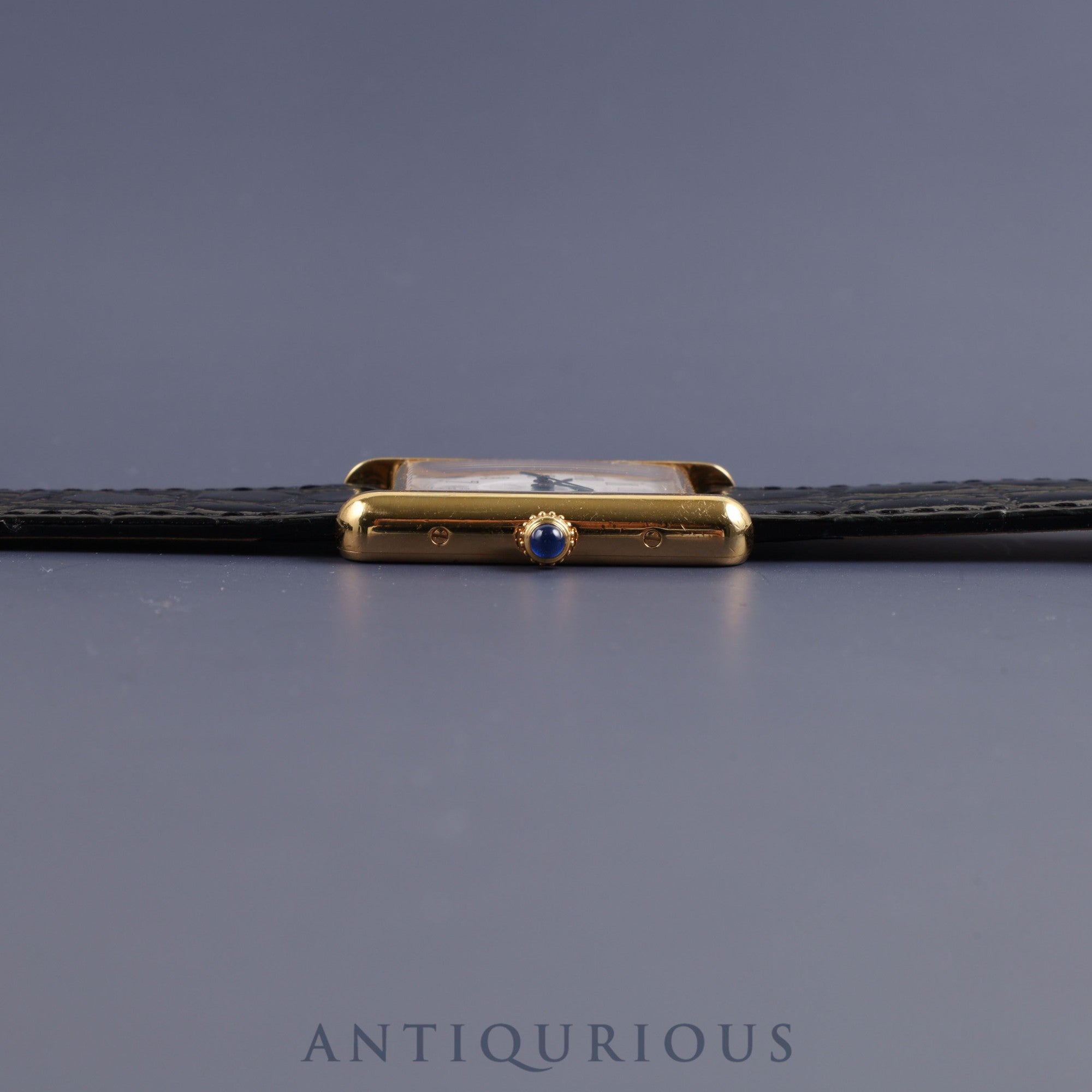 Cartier Must Tank GM (XL) Date W1013954 / 2413 Quartz Cal.87 SV925 Genuine Buckle (GP) Telephone CC Dial Dial Overhauled
