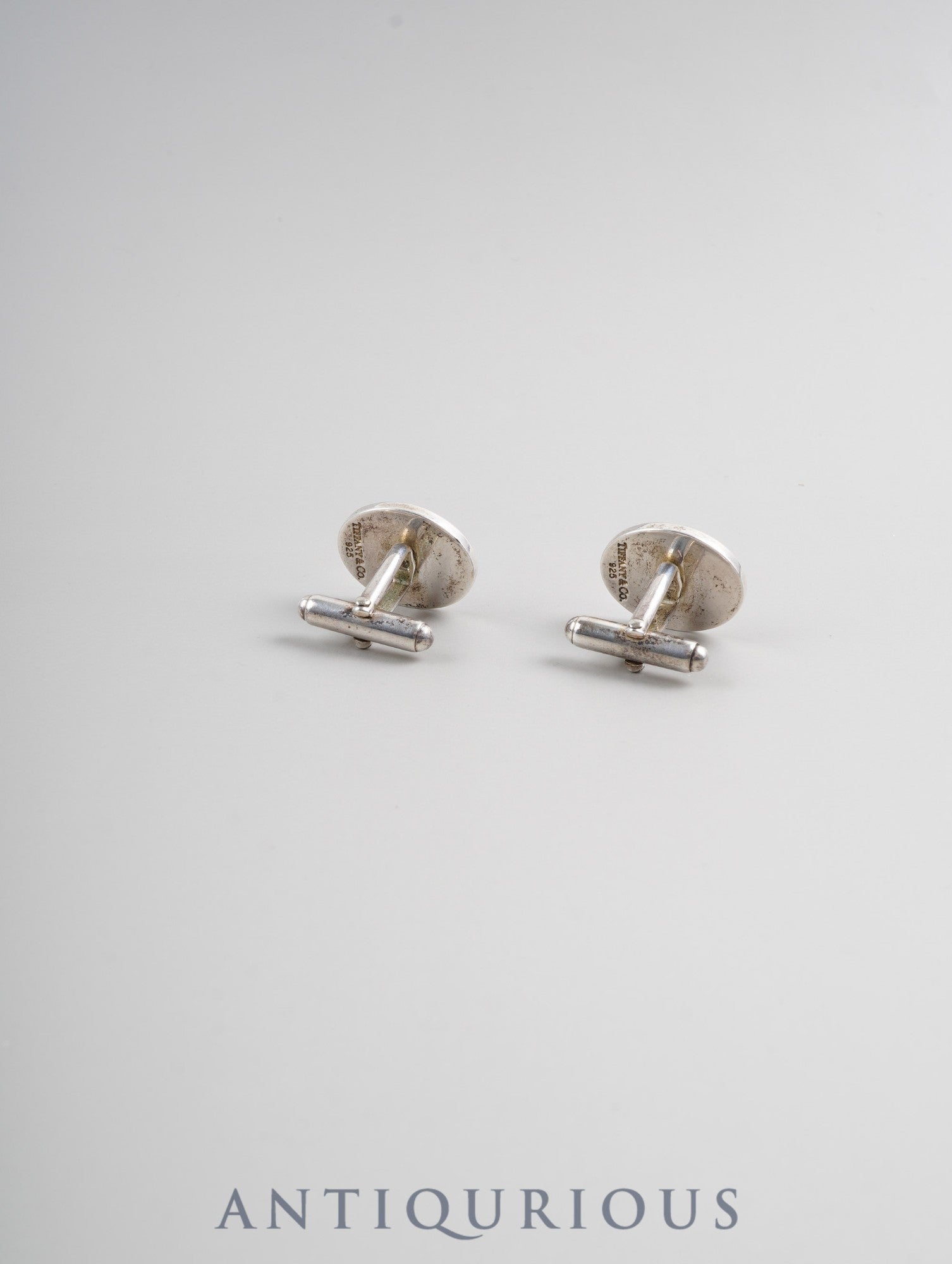 ティファニー カフリンクス オーバル スターリングシルバー