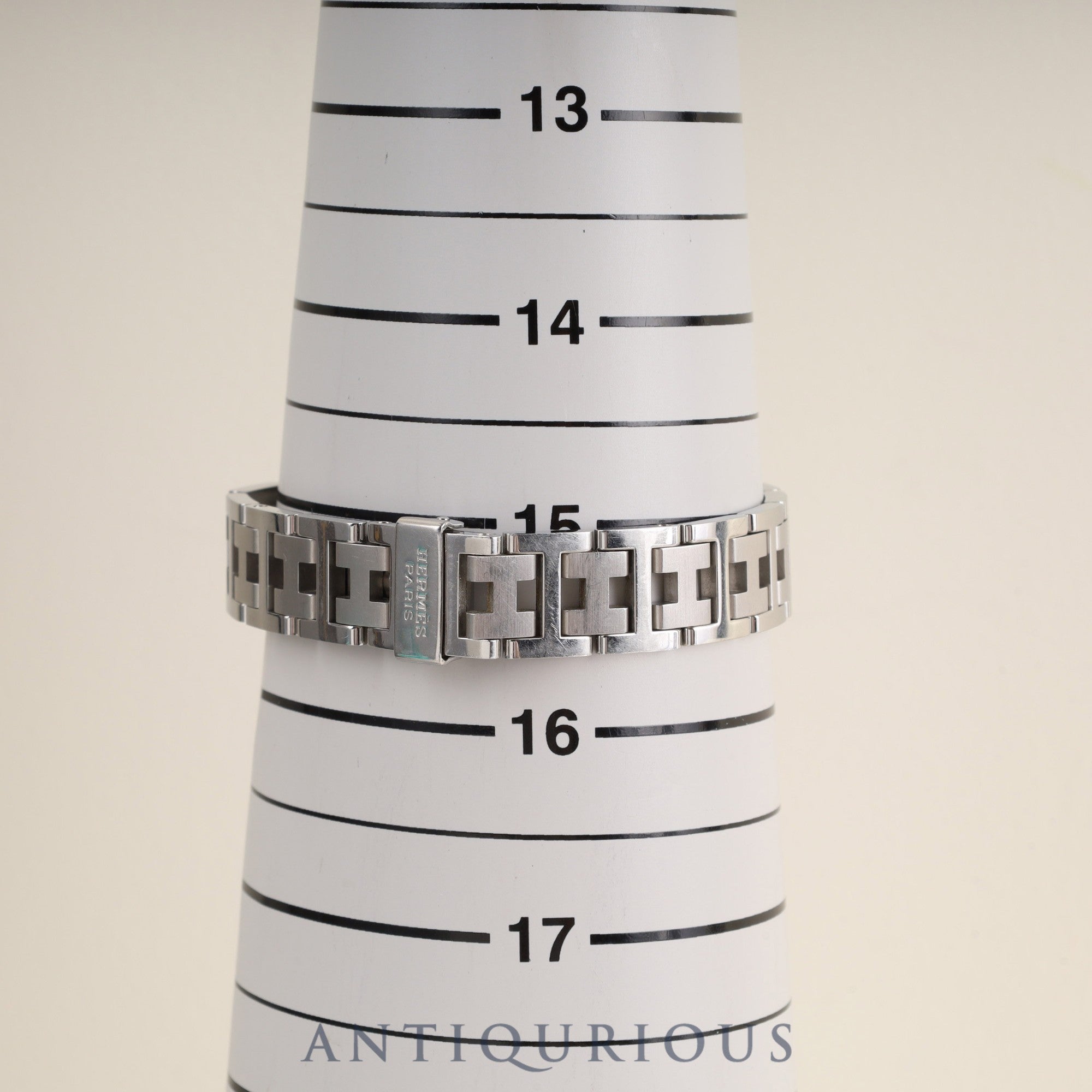Hermes Rally RA1.210 Quartz Cal.976.001 SS SS Gray Dial Overhauled