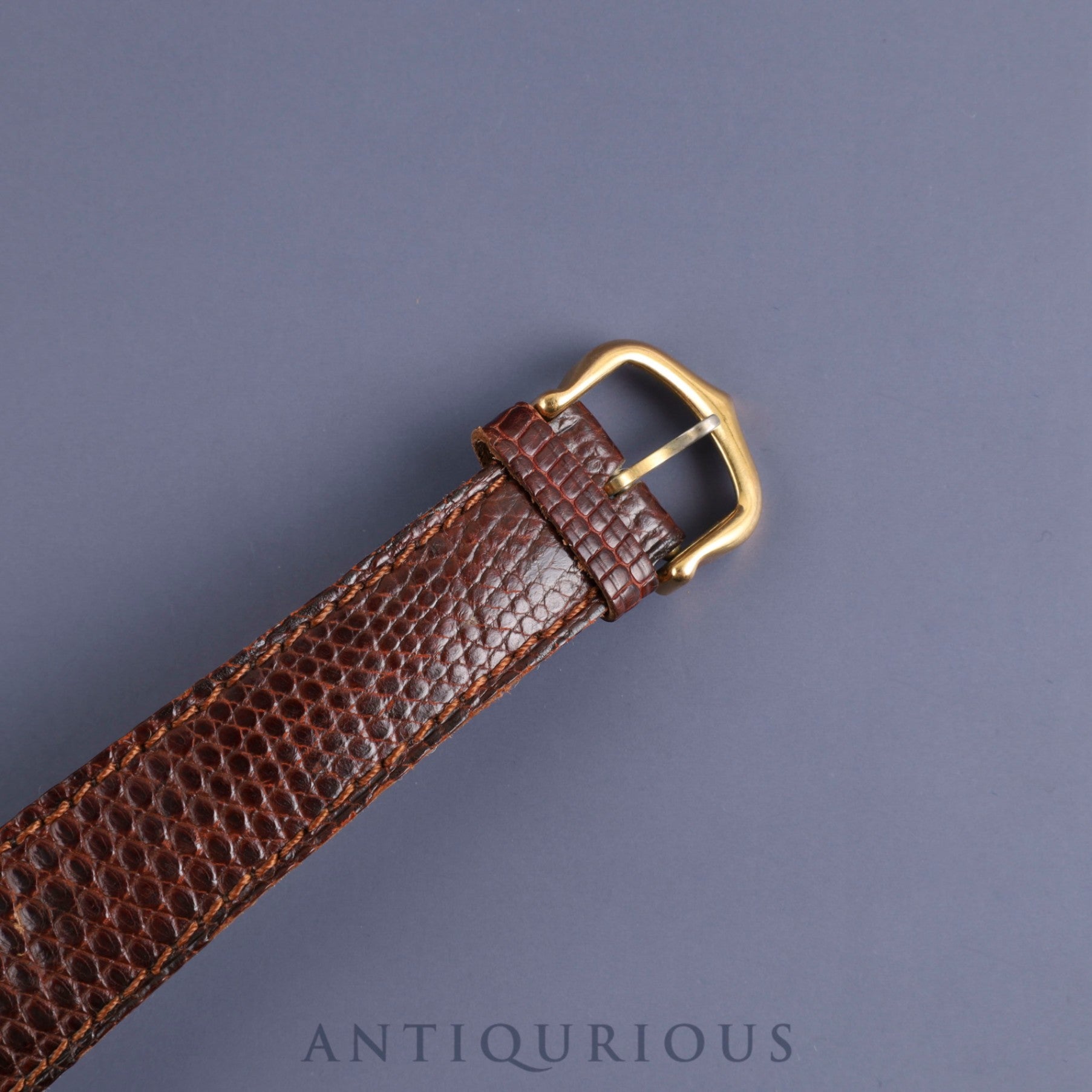 カルティエ マストタンク LM 手巻き Cal.78-1 SV925 純正革ベルト 純正尾錠(GP)アイボリーローマン文字盤 オーバーホール済み