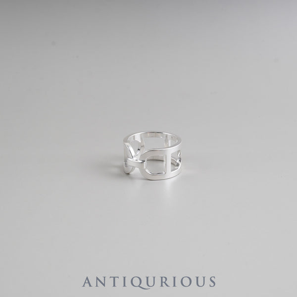 Hermes Ring Ever Chaine d'Ancre SV925 #53 23 years stamp