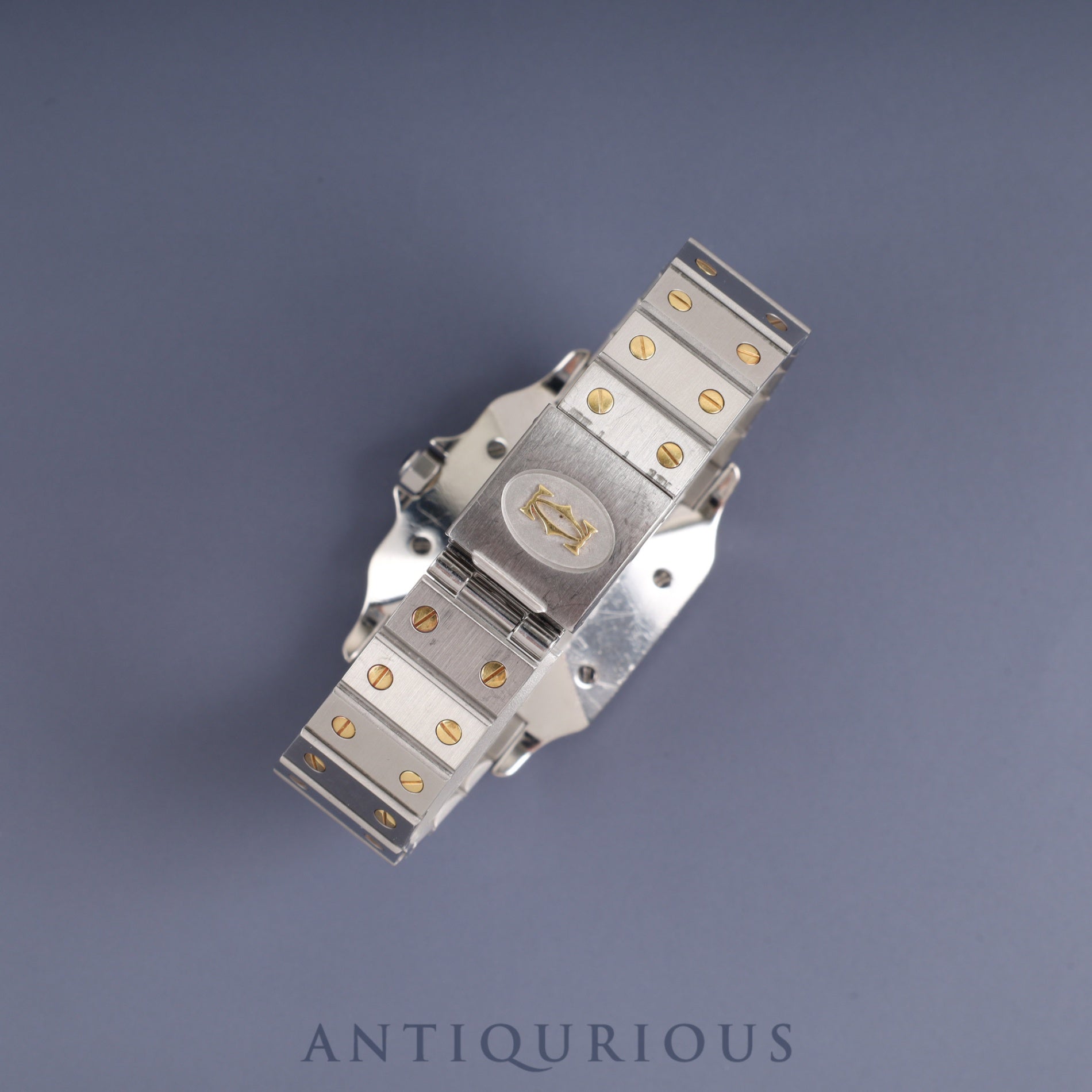 Cartier Santos Galbee LM AC23.80GR OR0.750GR 4.05GR/2961 Automatic Cal.2671 Stainless Steel/Yellow Gold White Roman Dial Overhauled