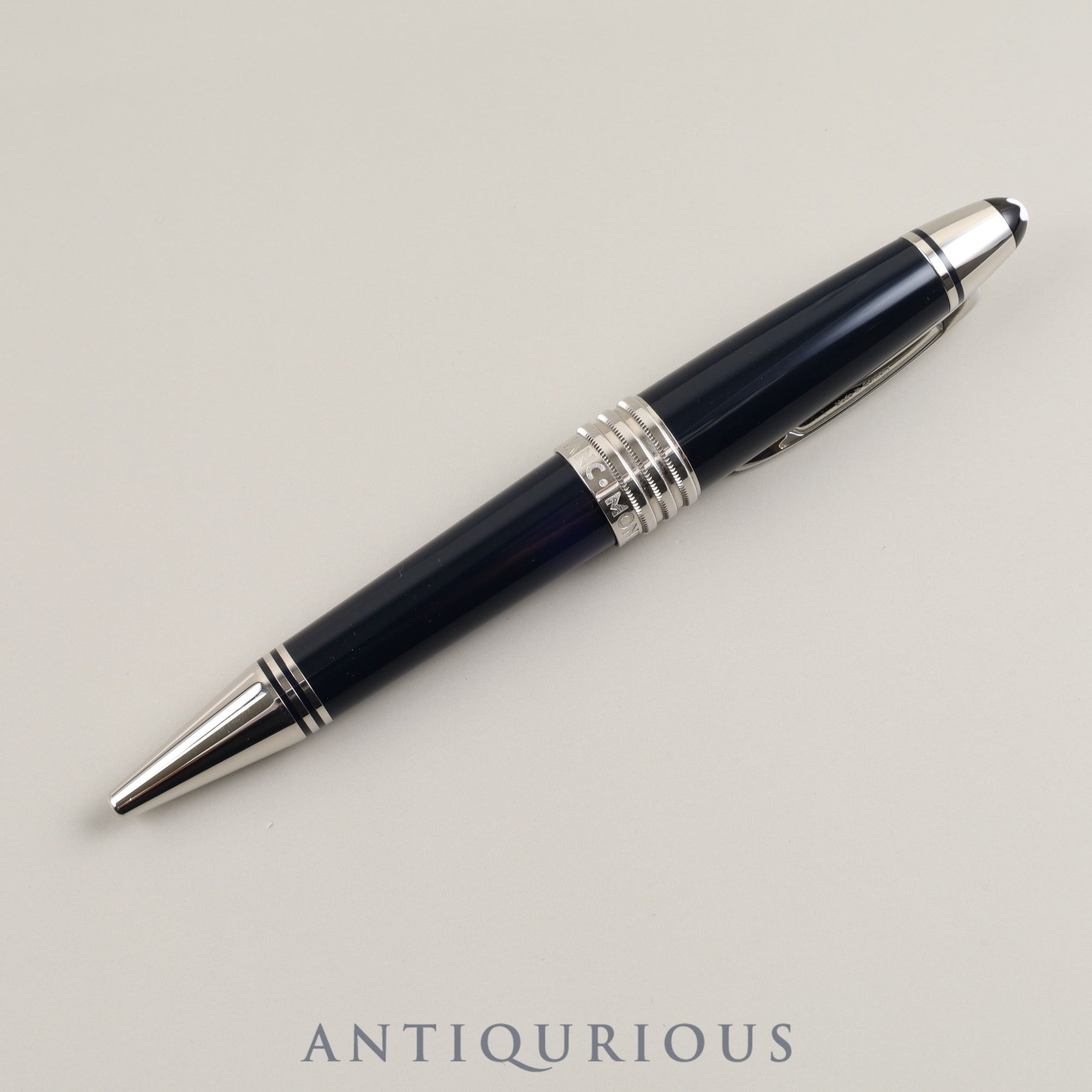 Montblanc Ballpoint Pen JFK MB132089 John F. Kennedy Special Edition Dark Blue Precious Resin Platinum-Plated Clip New Refill