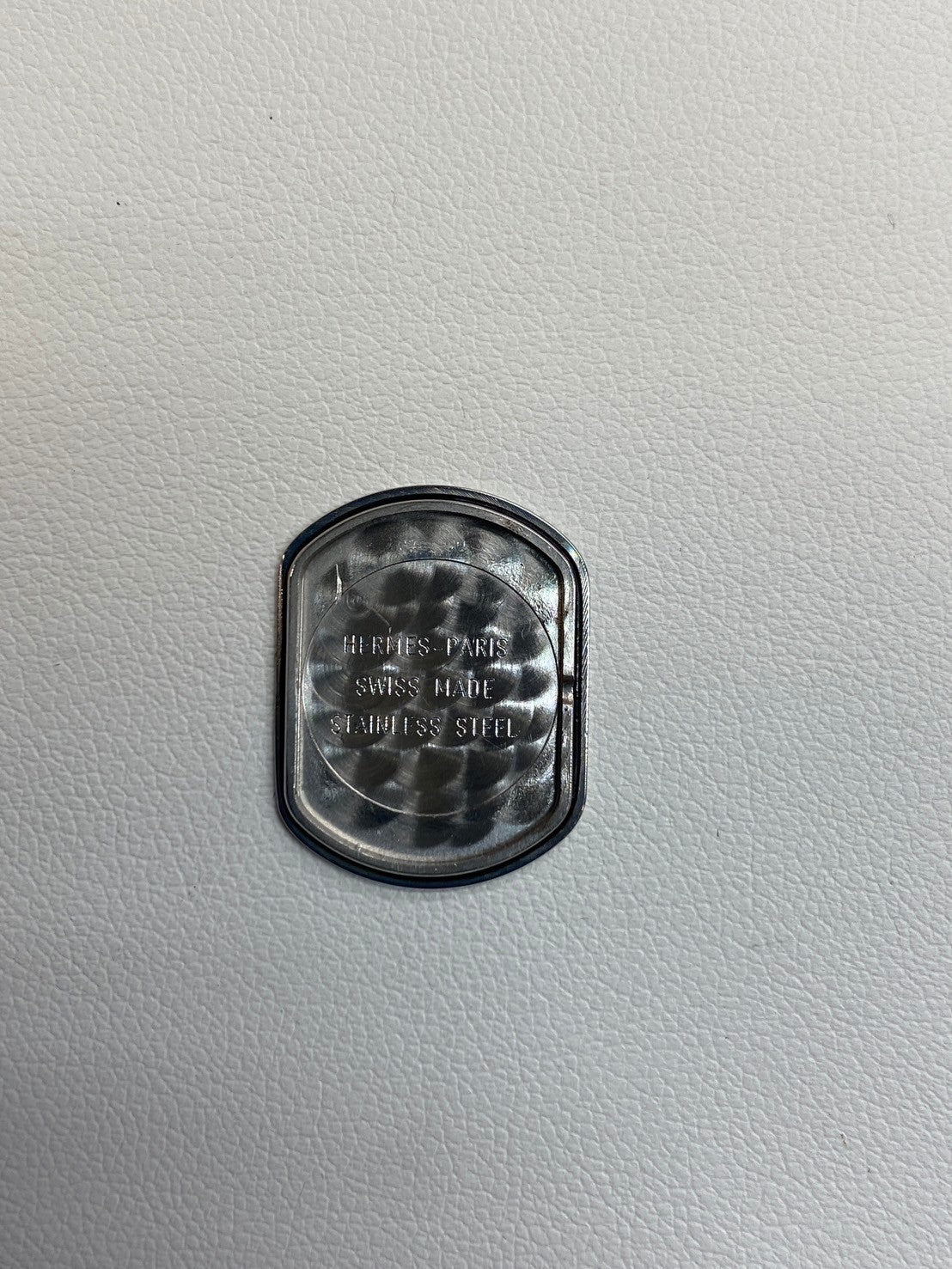 Hermes Rally RA1.210 Quartz Cal.976.001 SS White Dial Warranty (2002) Box Overhauled