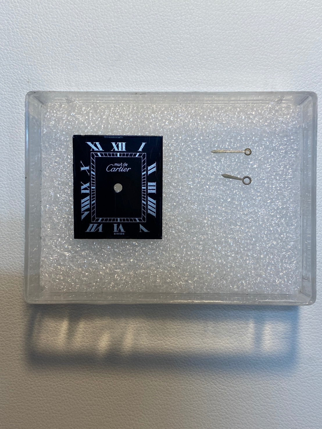 カルティエ マストタンク LM 81974913 手巻き Cal.78-1 SV925 革 純正尾錠(GP)ブラックローマン文字盤 箱 保証書(1979年・個人名記載あり)オーバーホール済み