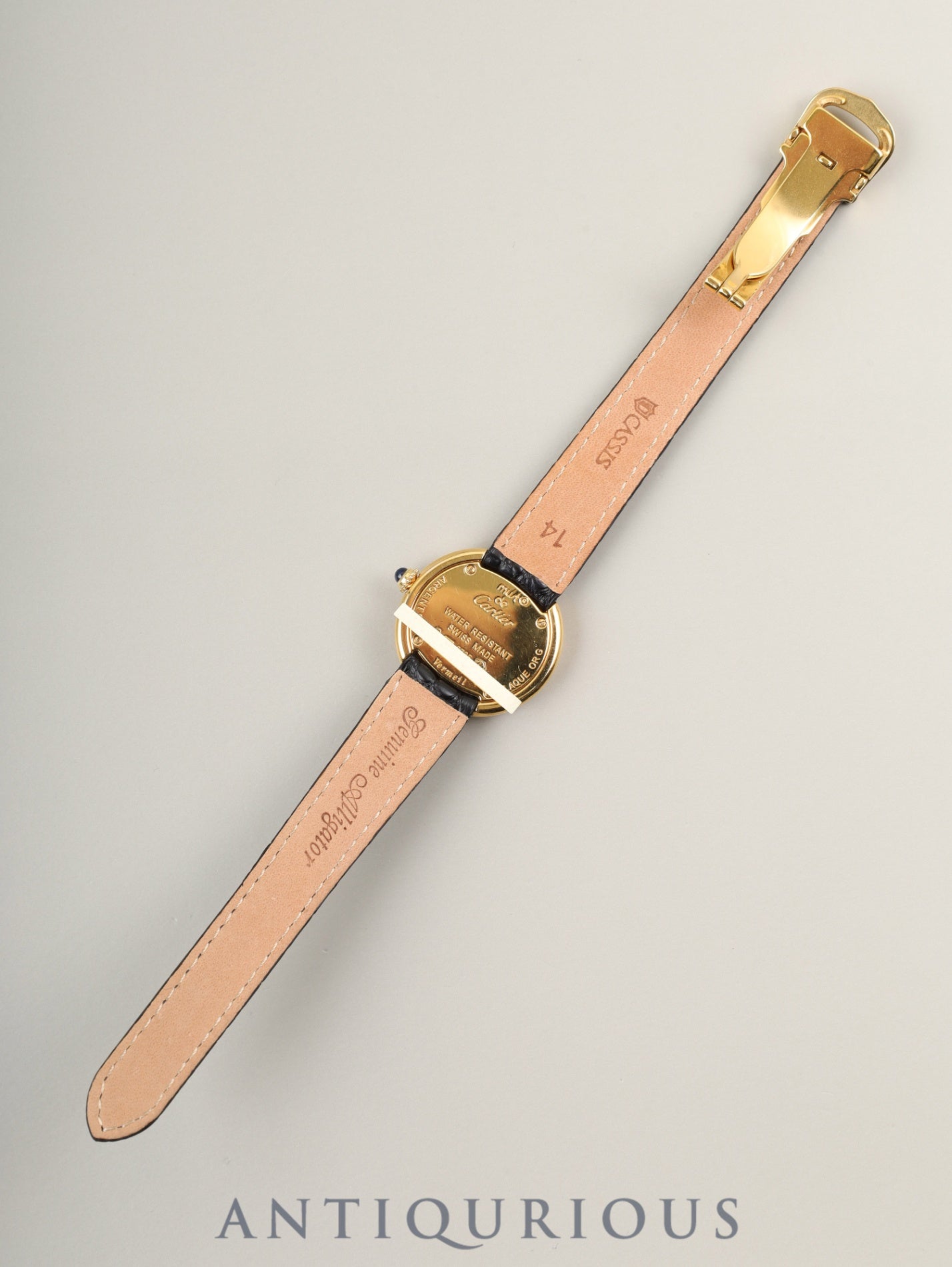 カルティエ マストトリニティ W1010744 / 2735 クォーツ Cal.- SV925 革 純正Dバックル(GP)サイドトリニティ文字盤 オーバーホール済み