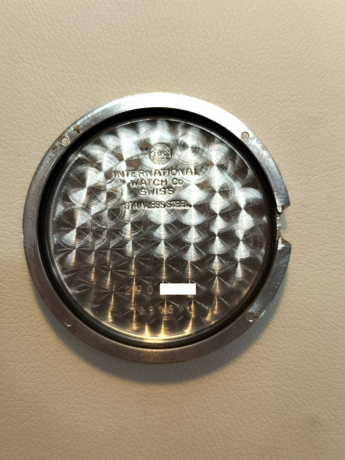 IWC ポートフィノ 3513024 自動巻き Cal.C.30120 SS 革 社外尾錠(SS) ホワイト文字盤 オーバーホール済み アイダブリュシー