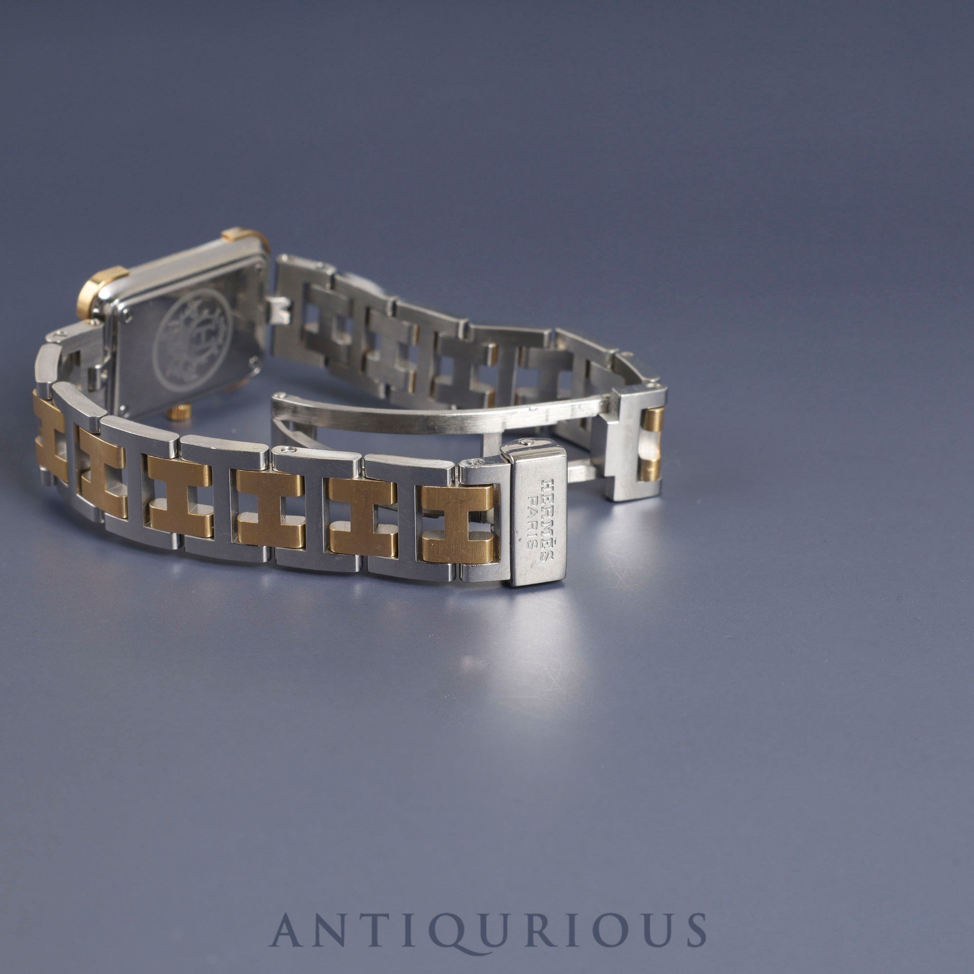 Hermes Cloajour CR1.220 Quartz Cal.976.001 SS/GP SS/GP Gold Dial Overhauled