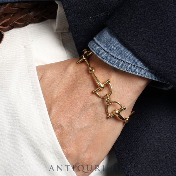 エルメス ブレスレット ホースビット YG ヴィンテージ