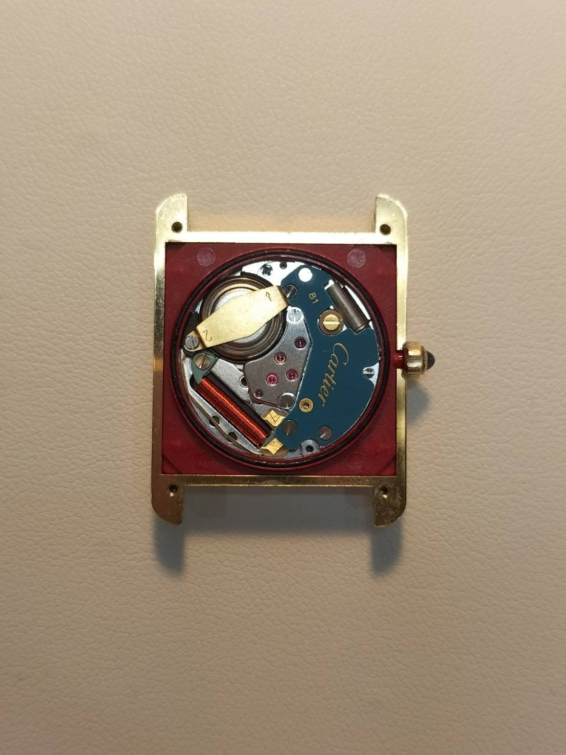 カルティエ マストタンク LM 6 81006 クォーツ Cal.81 SV925 革 純正尾錠(GP) グレー飛びローマン文字盤 保証書(無記載) 冊子 オーバーホール済み