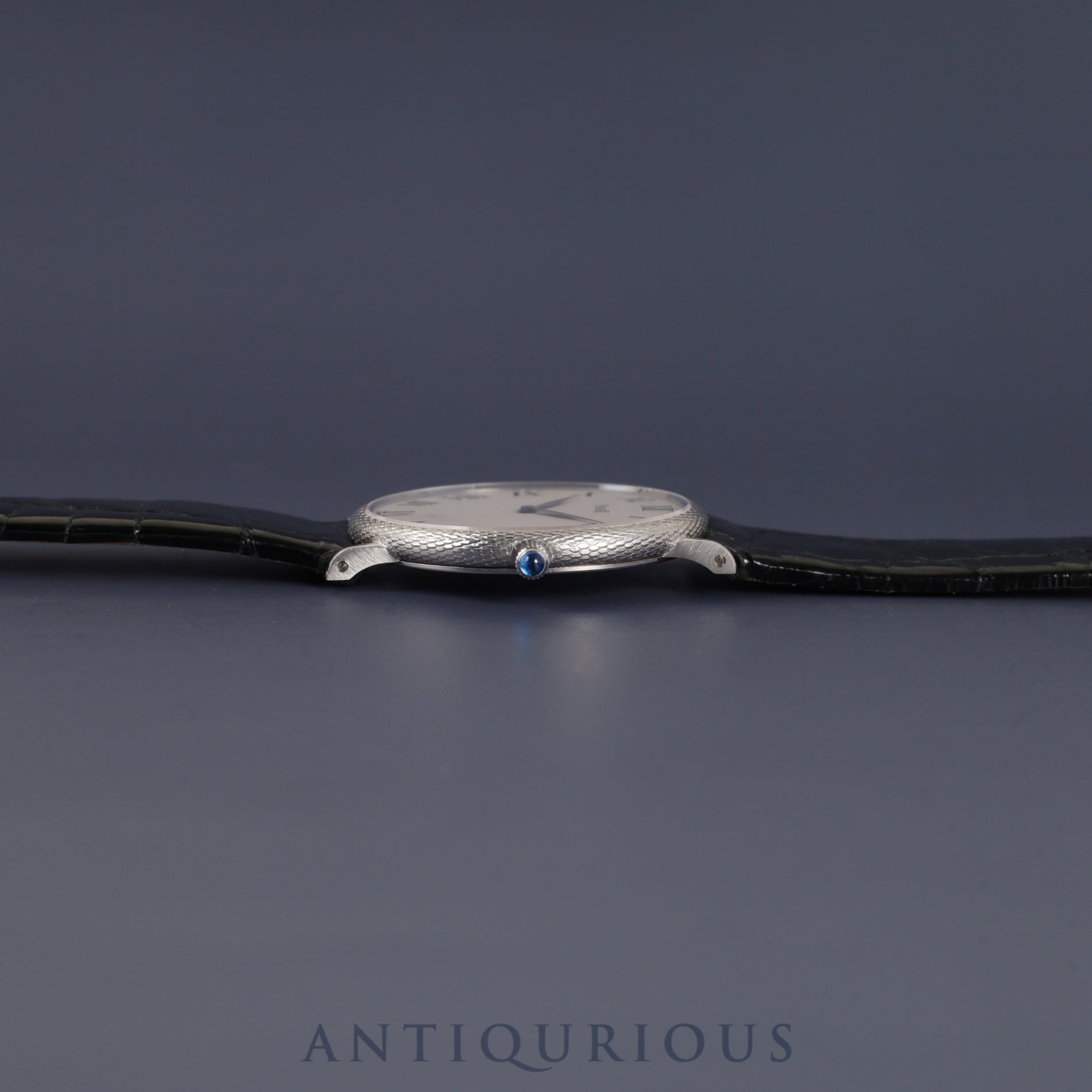 Piaget Round 9026 Manual Winding Cal.9P1 750 Leather Strap with Genuine Buckle (750) White Roman Dial 30mm Box Case Dust Bag Overhauled