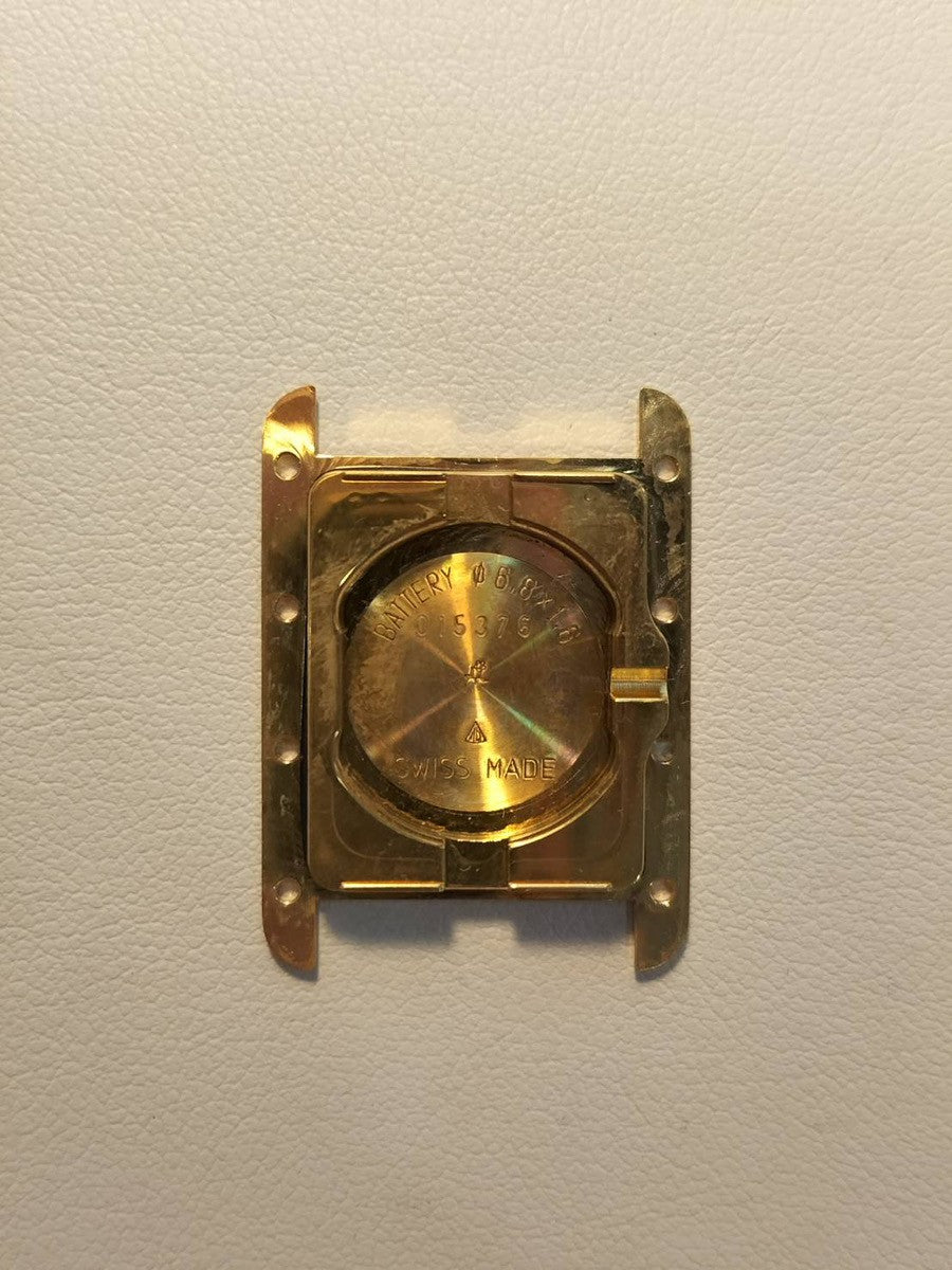 カルティエ マストタンク MM W1013654 / 2415 クォーツ Cal.057 SV925 革 純正Dバックル(GP) ホワイト飛びローマン文字盤(SWISS MADE表記) 新品仕上げ済み オーバーホール済み