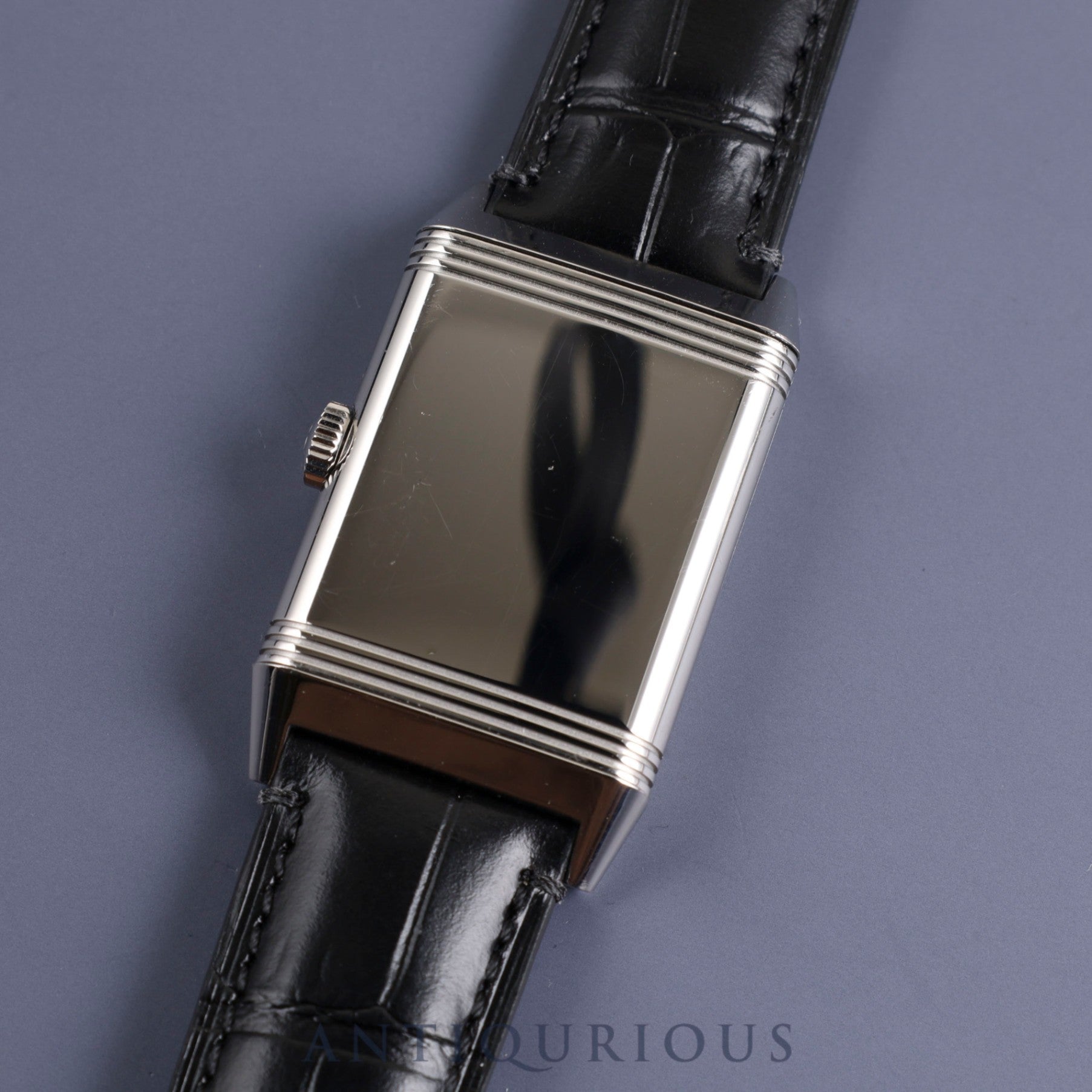 ジャガー・ルクルト レベルソ クラシック ラージ スモールセコンド 214.8.62 手巻き Cal.822/2 SS 革 純正尾錠(SS) アラビア文字盤 オーバーホール済み