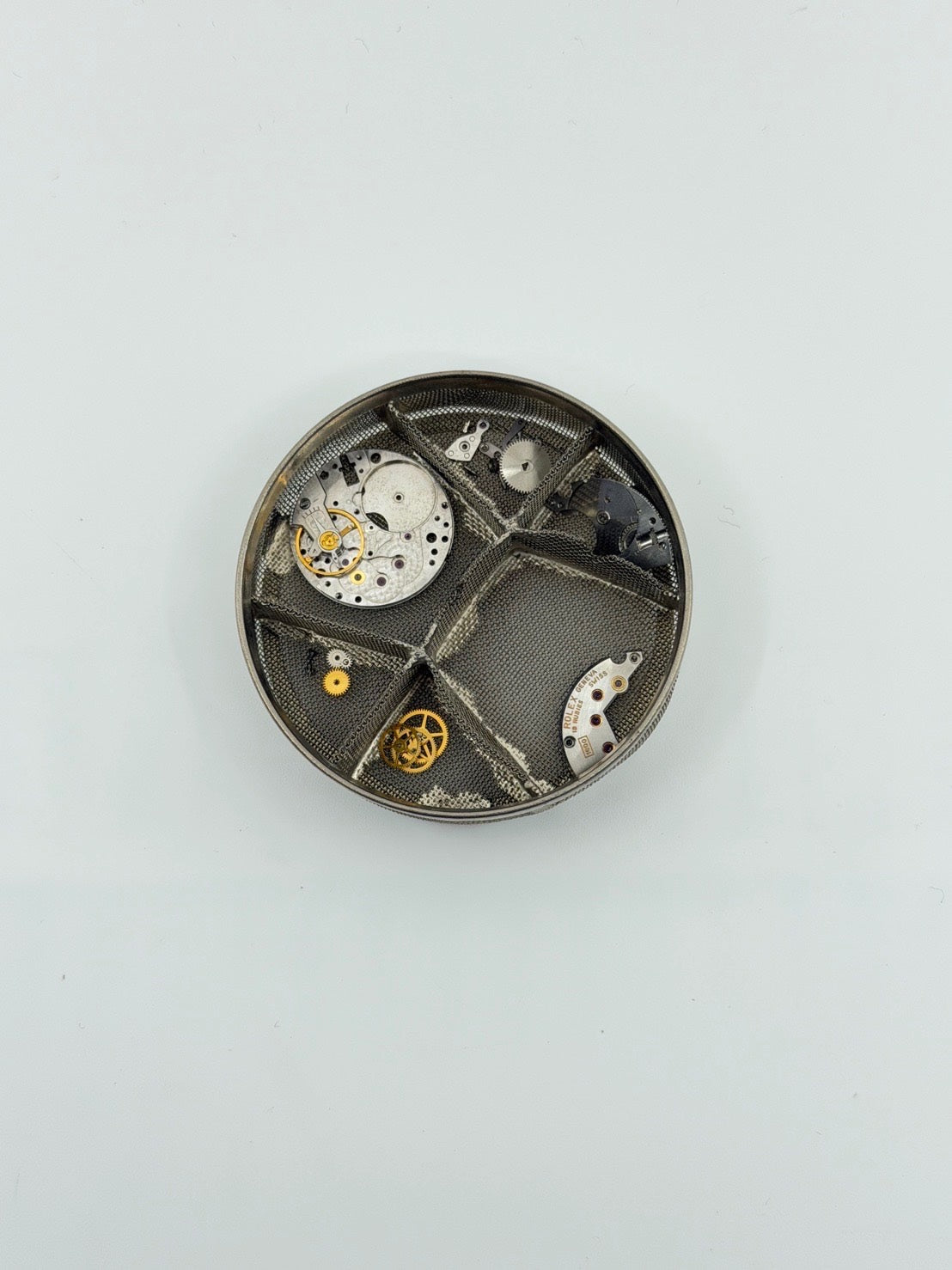 ロレックス チェリーニ 3802 手巻き Cal.1600 革 750WG 純正ピンバックル(SS) シルバー文字盤 30番台(1970年) オーバーホール済み