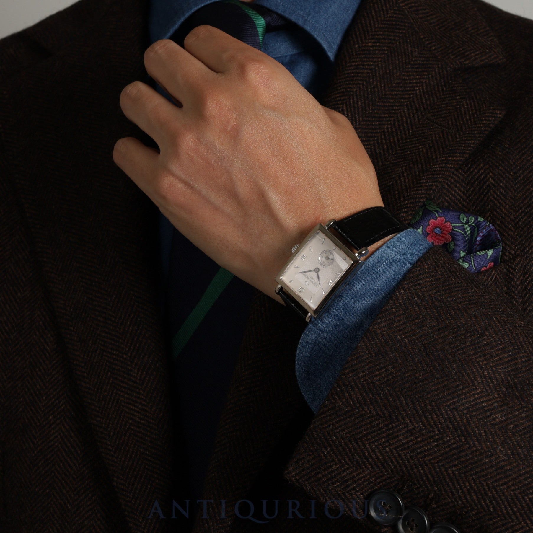 Vacheron Constantin Cabinotier 91001/00G-7 Manual winding Cal.1017 WG Leather Genuine buckle (750) Silver Roman dial Felt case Replacement genuine strap Complete service completed