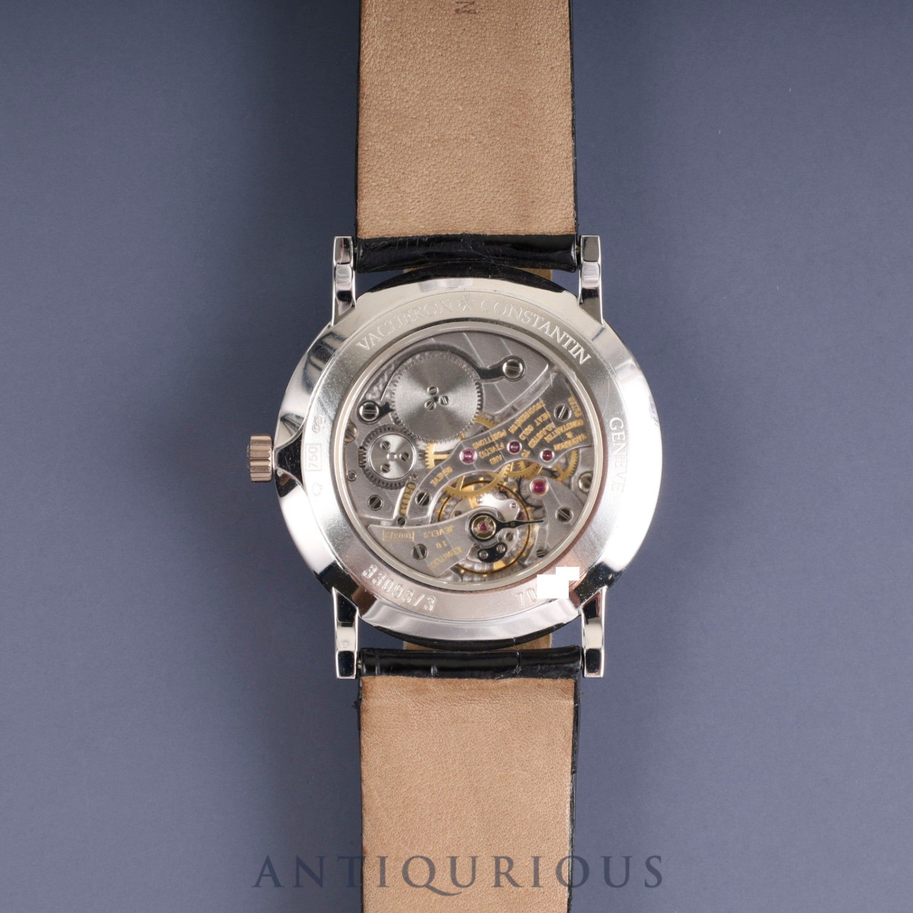 Vacheron Constantin Patrimony 33093/3 Manual winding Cal.1003/2 750 Genuine leather strap Genuine buckle (750) White dial Box Case Overhauled