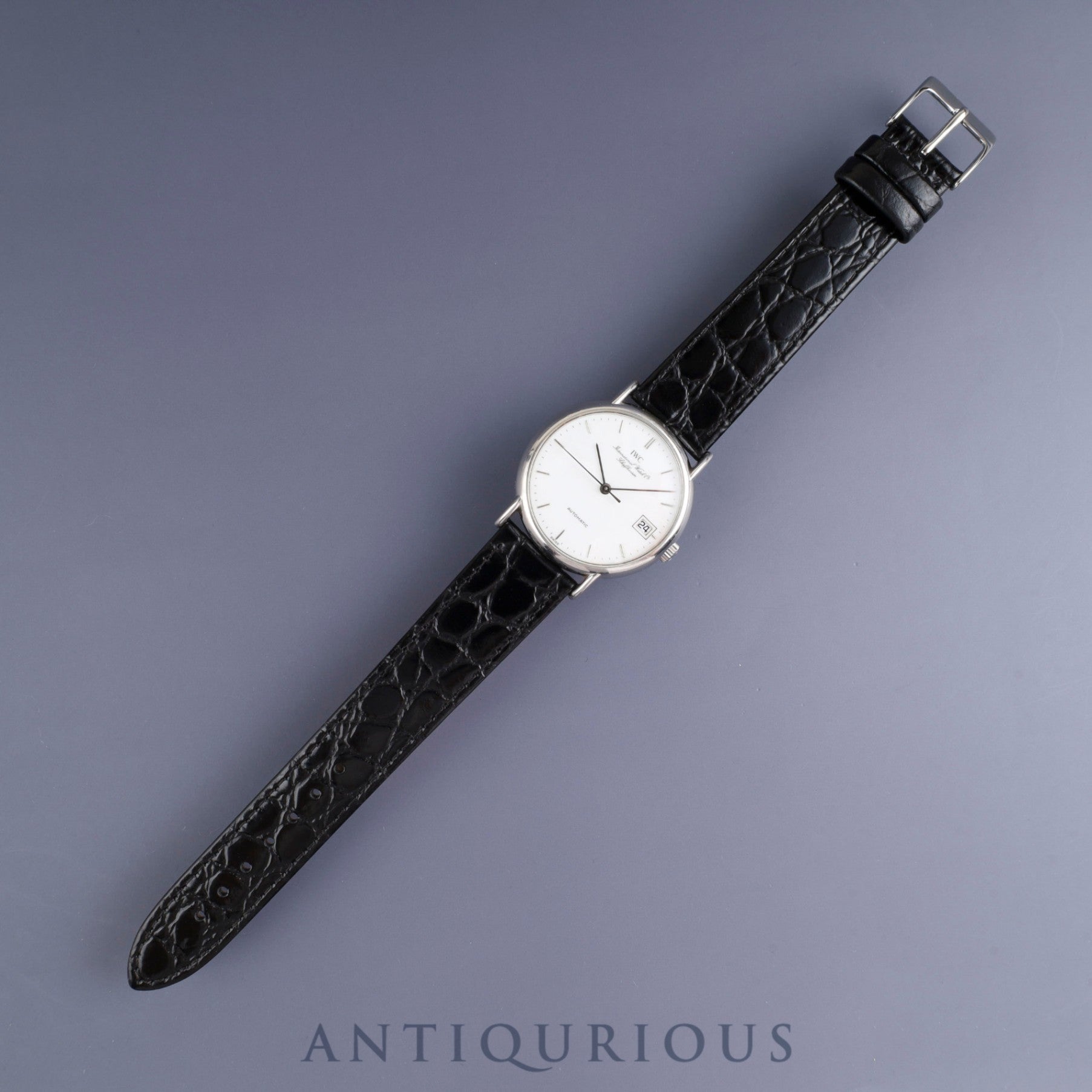 IWC Portofino IW3513 Automatic Cal.- SS Leather Third party buckle (SS) White dial Overhauled IWC