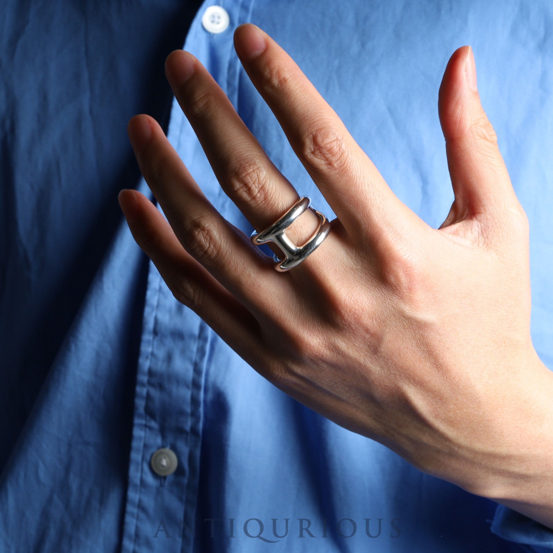 Hermes Ring Osmos GM SV925 #57 Box 24 Years