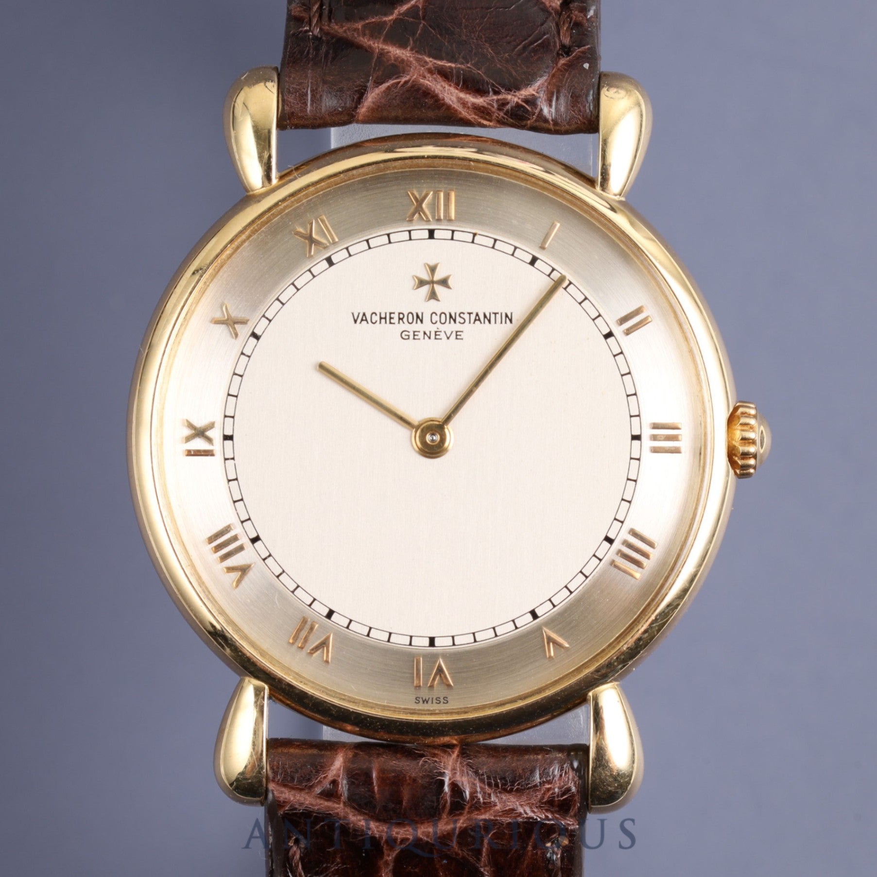 ヴァシュロン・コンスタンタン ヒストリカル 33084/000J-2 手巻き Cal.1003/2 YG 革 純正尾錠(YG)ゴールド文字盤 箱 ケース 保証書(年代未記載)オーバーホール済み