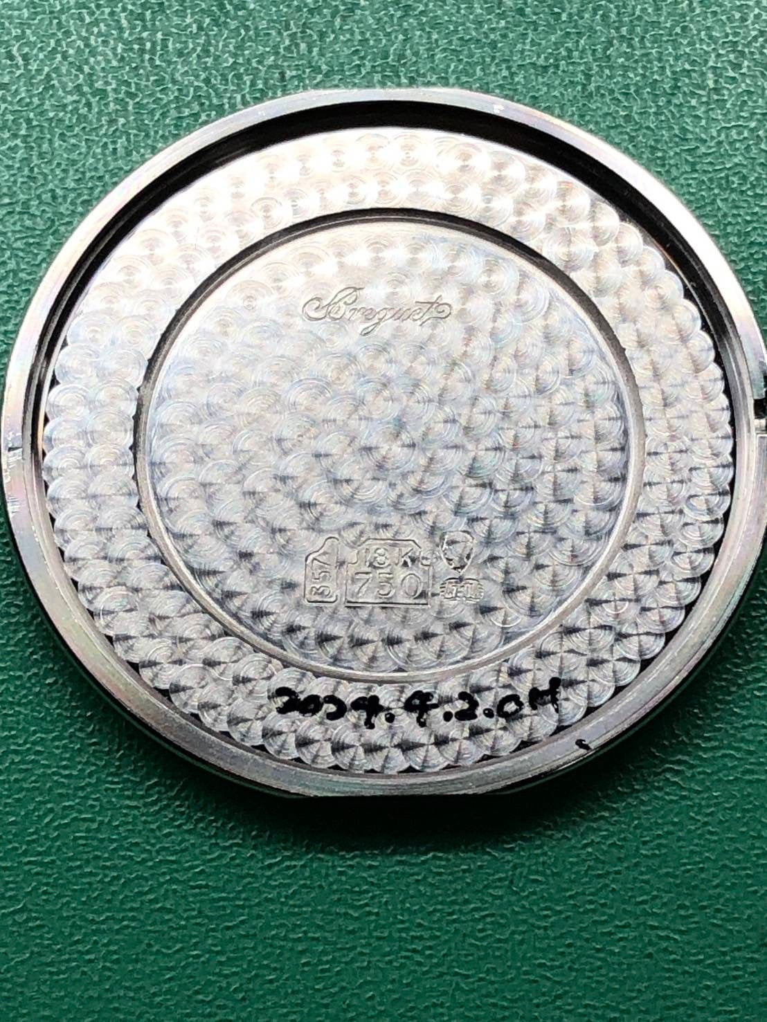 ブレゲ クラシック 3360 手巻き Cal.818 WG 革 シルバー文字盤 箱