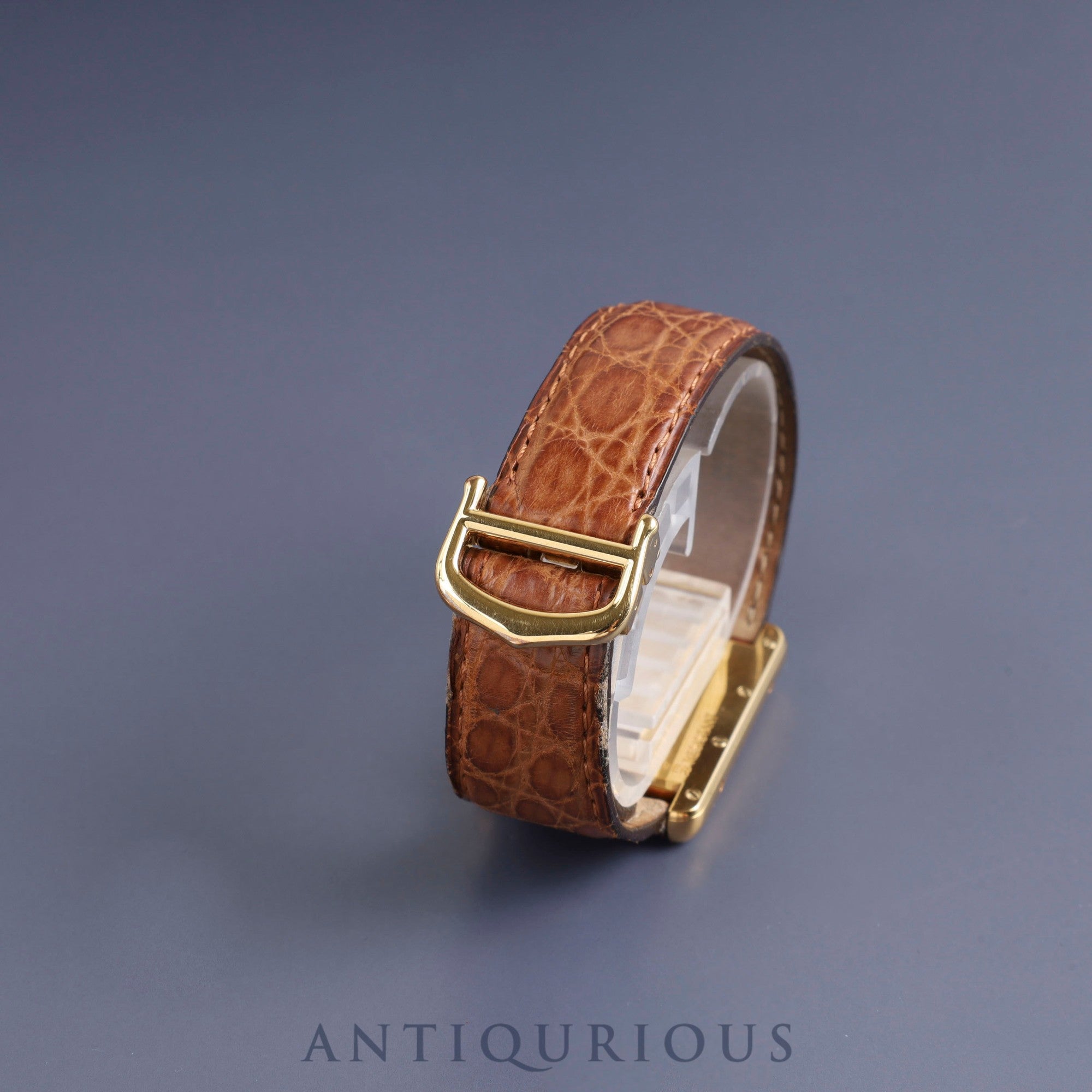 カルティエ マストタンク GM(XL)W1017454 / 2413 クォーツ Cal.687 SV925 純正革ベルト 純正Dバックル(GP)アイボリーローマン文字盤 1999年頃~2003年頃 オーバーホール済み