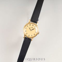 ユニバーサル・ジュネーブ ラウンド 542605 手巻き GP 革 社外尾錠(GP)シャンパン文字盤 オーバーホール済み