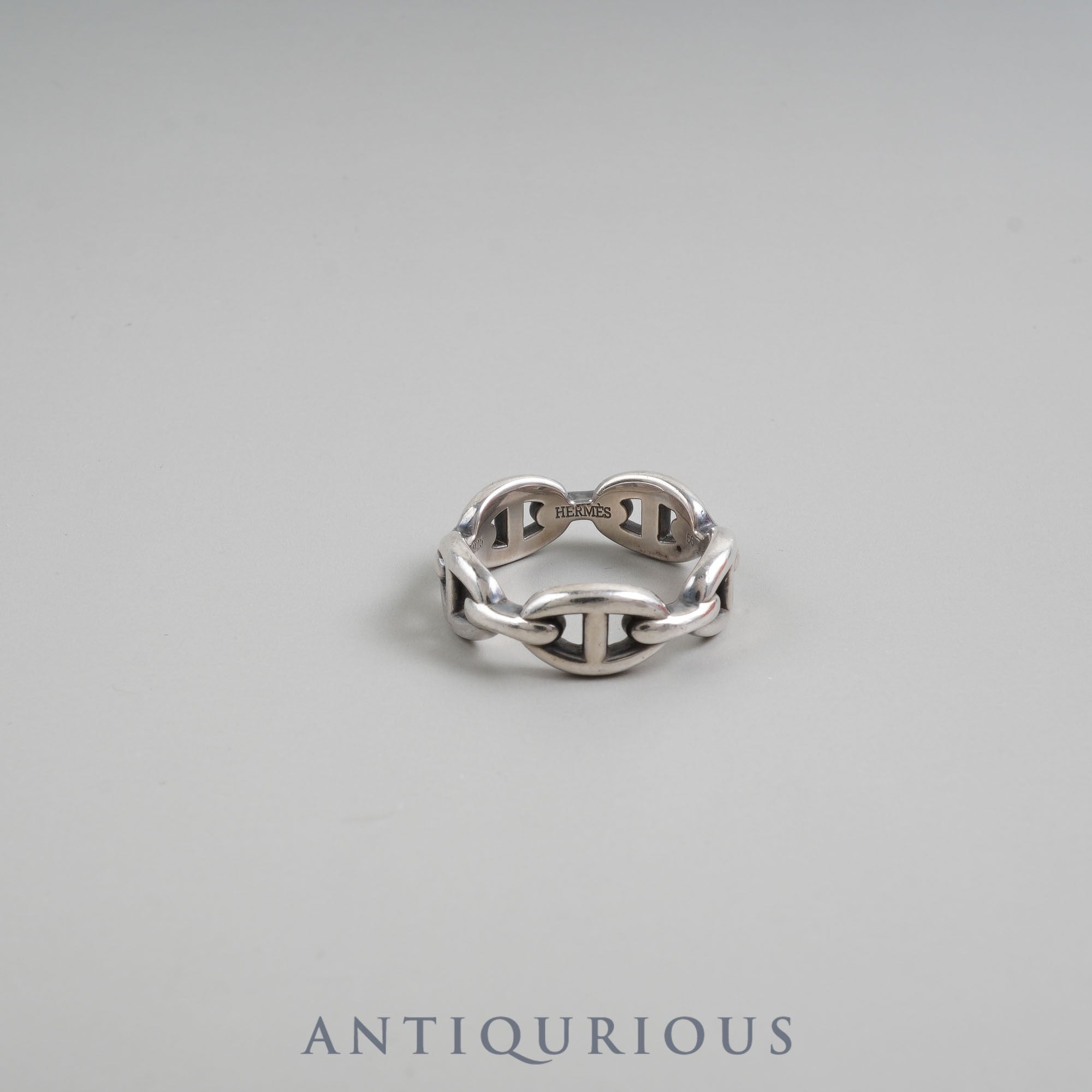 Hermes Ring Chaine d'Ancre Anchaine #56 SV925 Box