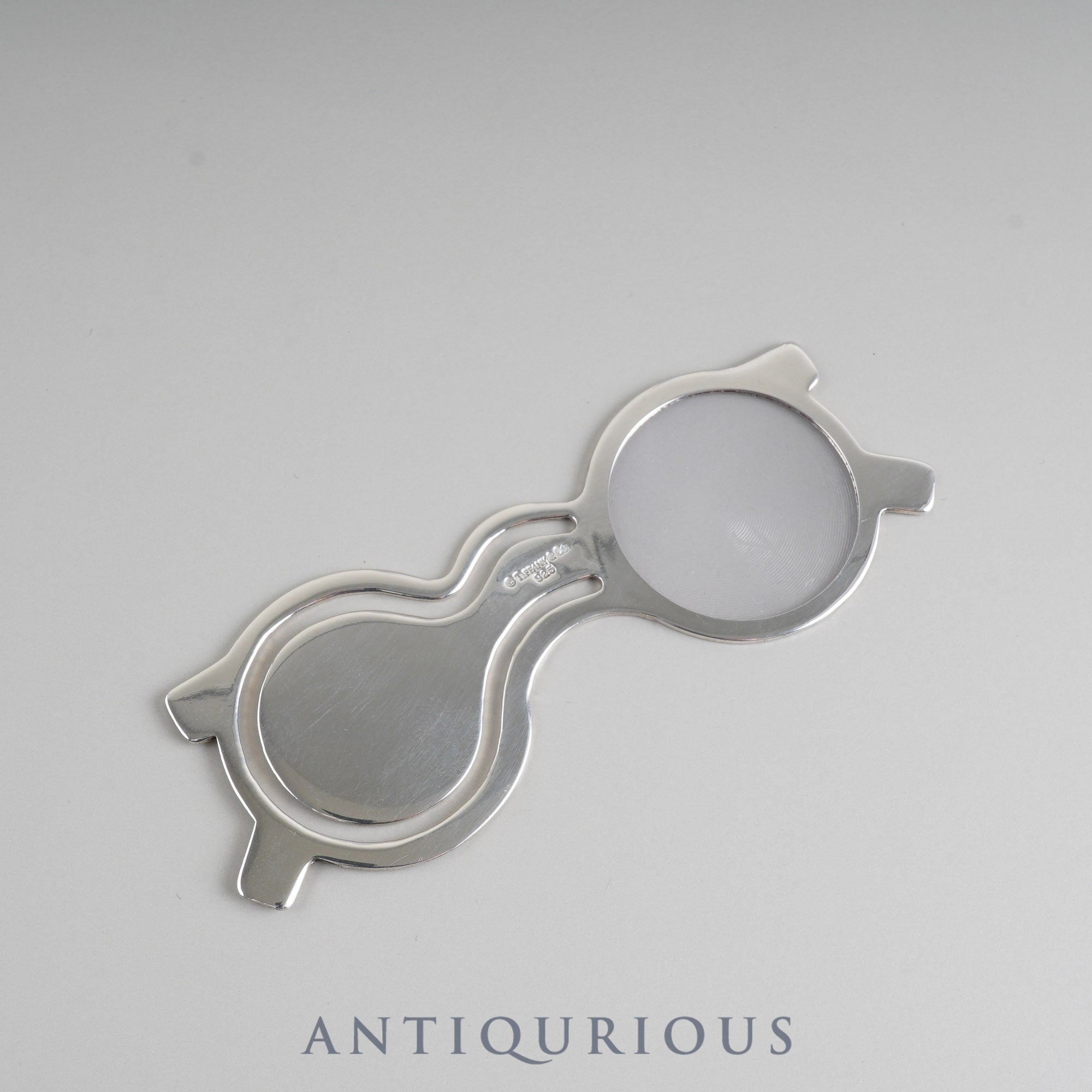Tiffany Magnifying Glass Bookmark, Sterling Silver, Box, Dust Bag