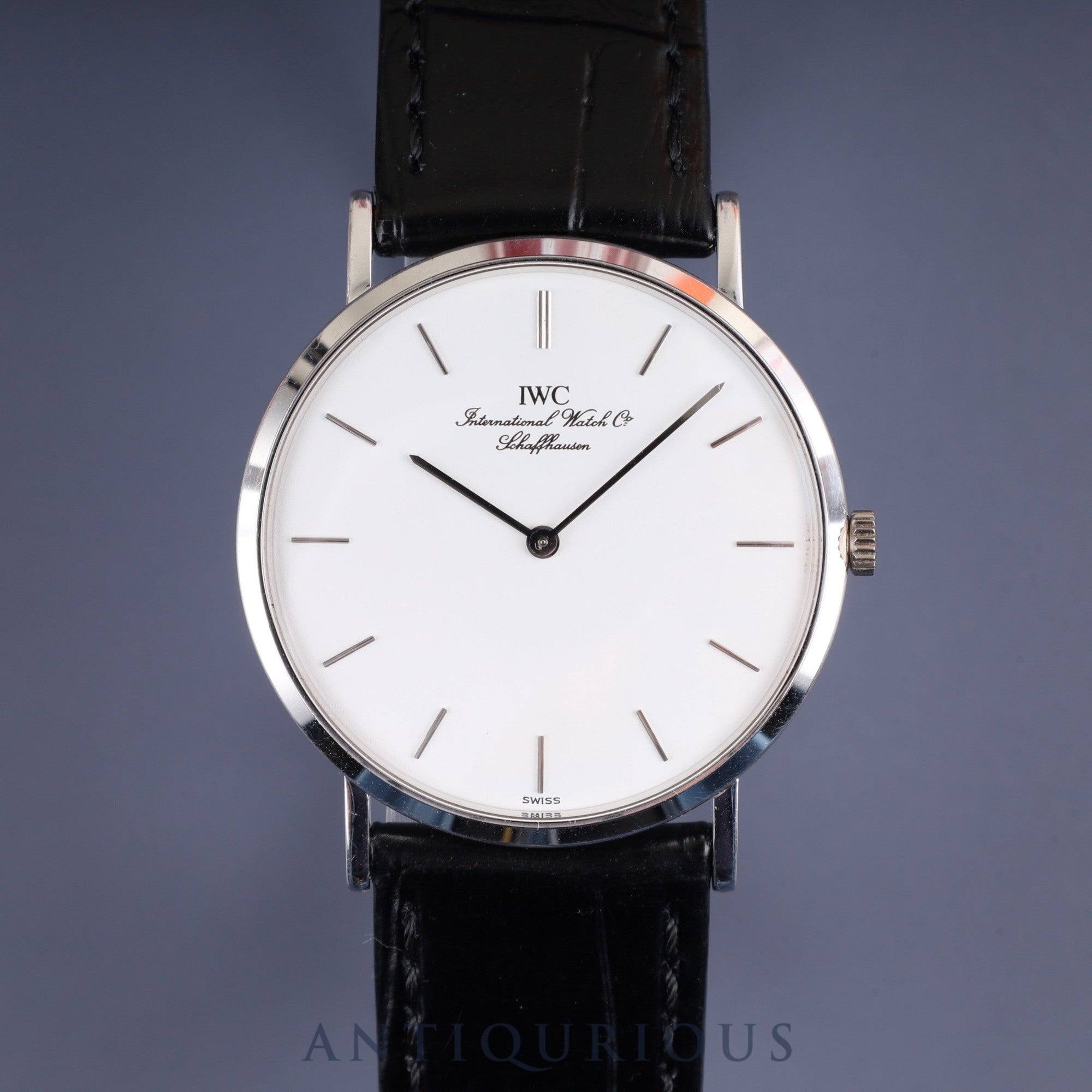 IWC Portofino IW201003, manual winding, Cal. 1852 750, leather, genuine buckle (SS), white dial, overhauled.