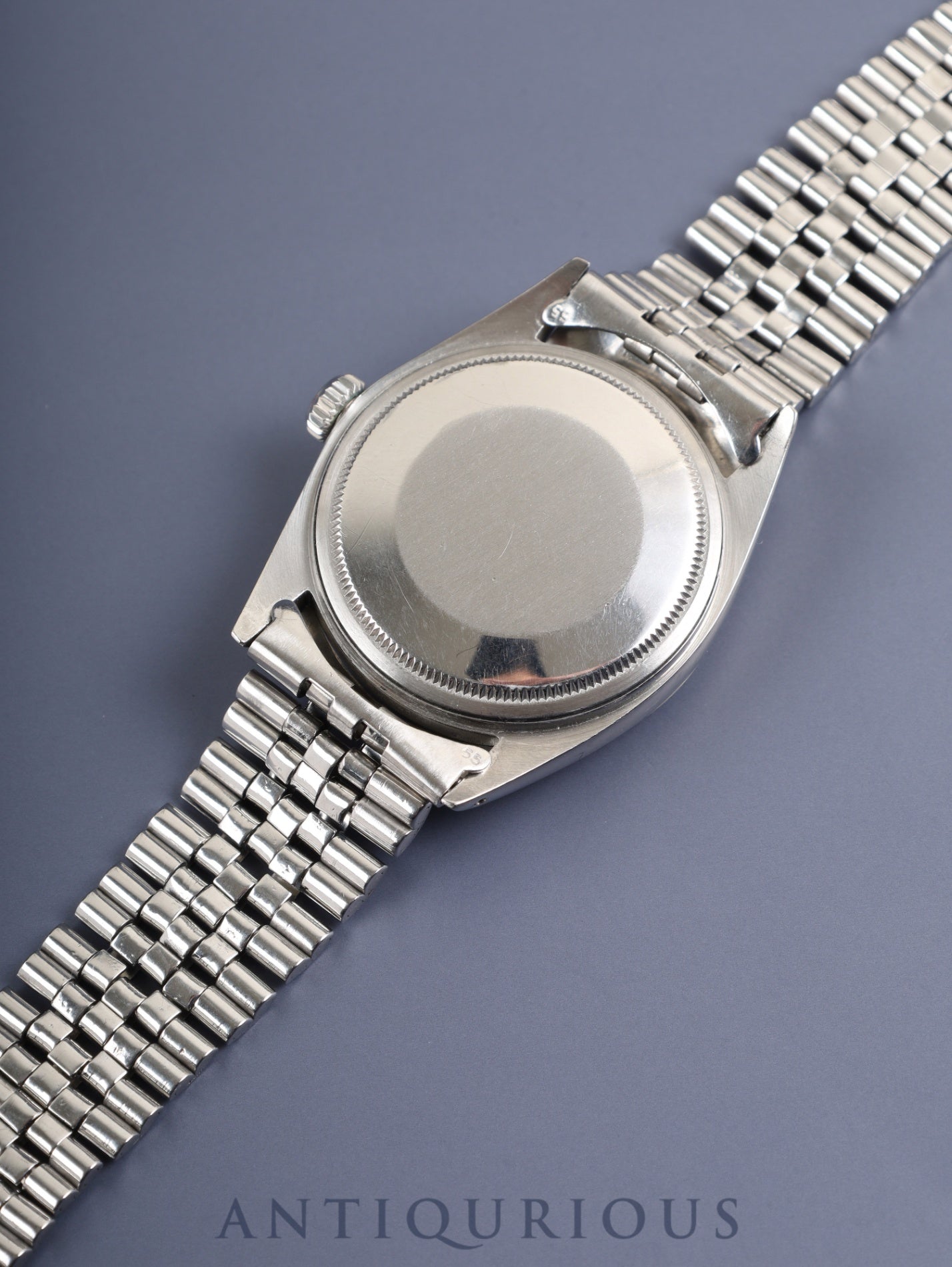 Rolex Datejust 1601 Wide Boy Automatic Caliber 1570 Stainless Steel/White Steel Silver Dial No. 27 (1969) Overhauled