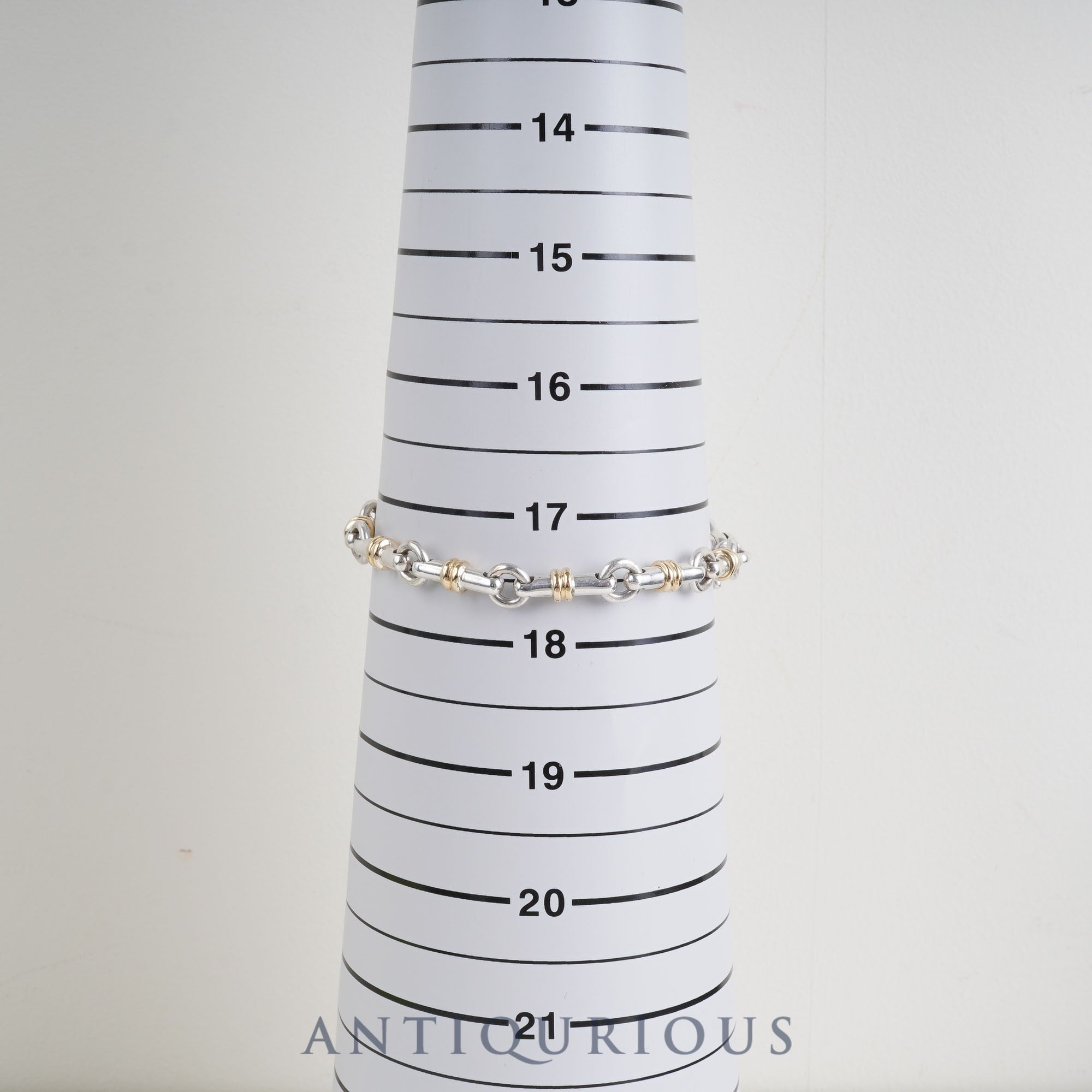 ティファニー ブレスレット ブライドルリンク サークル バー リンク SV925/750 箱 保存袋