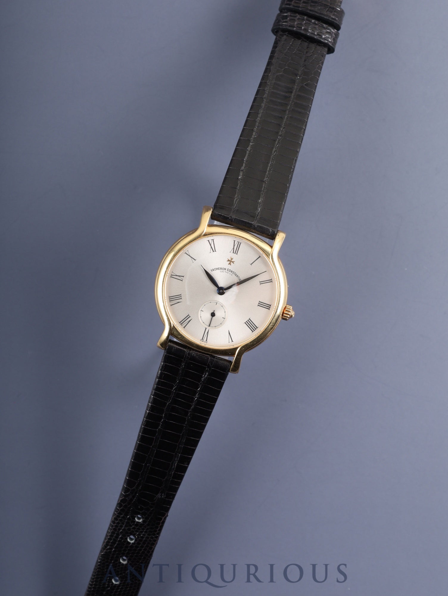 Vacheron Constantin Lille 92060 / 000J-4 Manual Winding Caliber 1014/2 750 Leather Strap with Genuine Buckle (750) Silver Roman Dial Case Warranty Card Overhauled