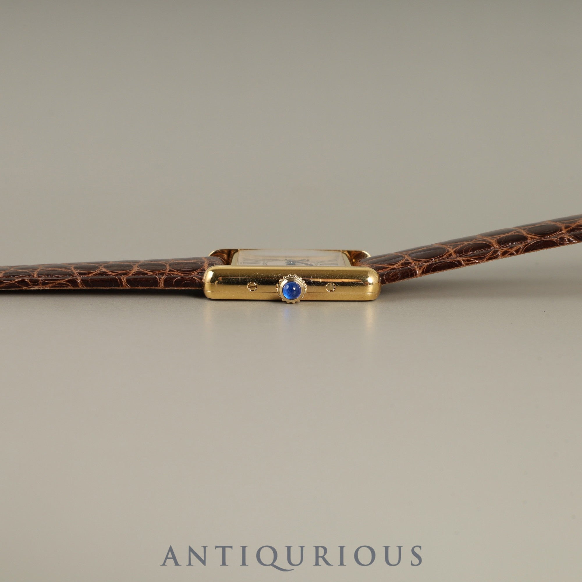 カルティエ マストタンク SM W1005554 / 1613 クォーツ SV925 革 純正Dバックル(GP)オパラン文字盤 箱 冊子 保証書(1996年)カルティエブティックにてコンプリートサービス(フルメンテナンス)済み