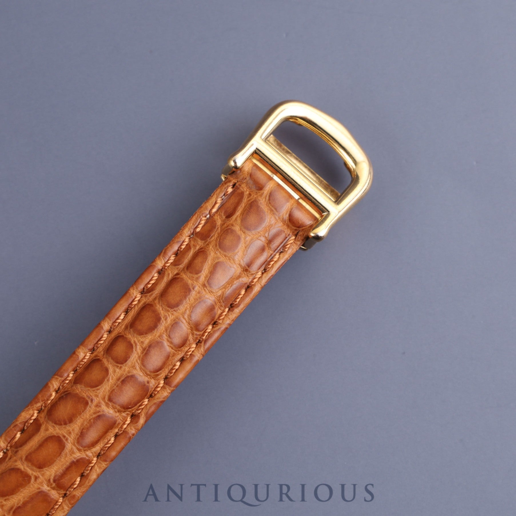 カルティエ マストコリゼ 590002 クォーツ Cal.90.06 SV925 革 純正Dバックル(GP) サイドトリニティ文字盤 オーバーホール済み