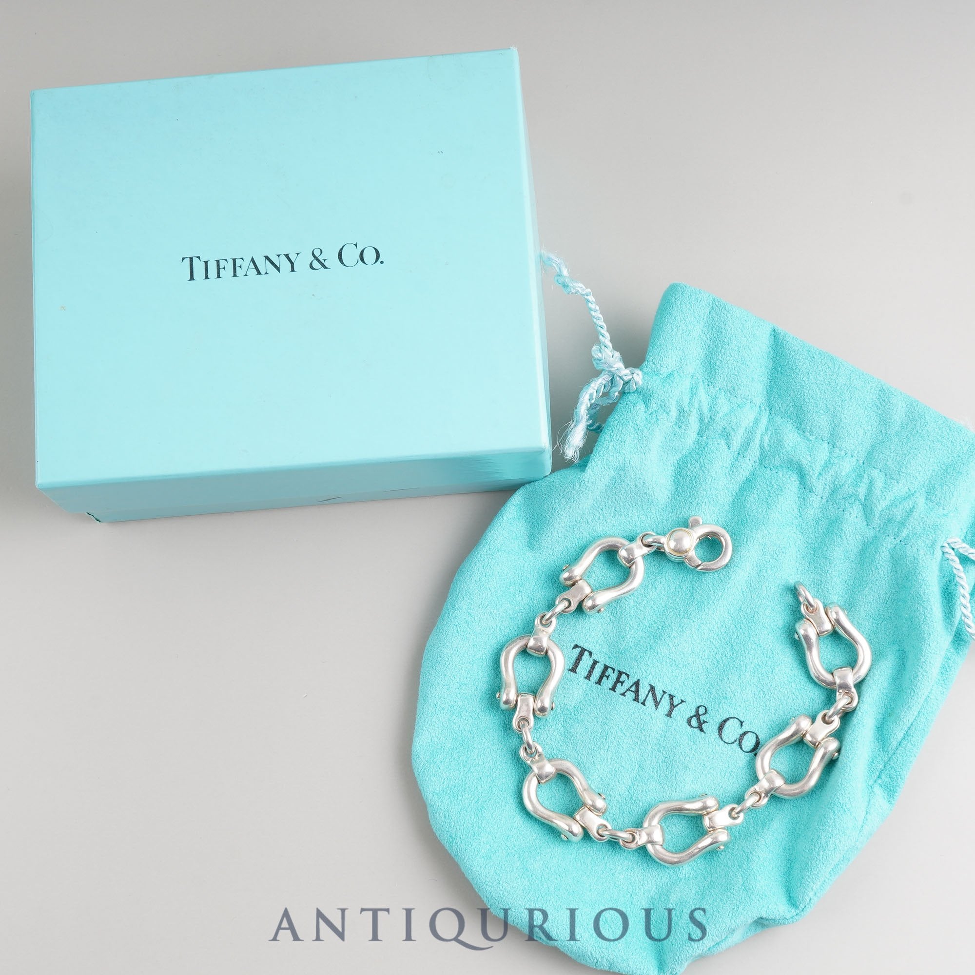 ティファニー ブレスレット ホースシュー ヴィンテージ スターリングシルバー 箱 保存袋