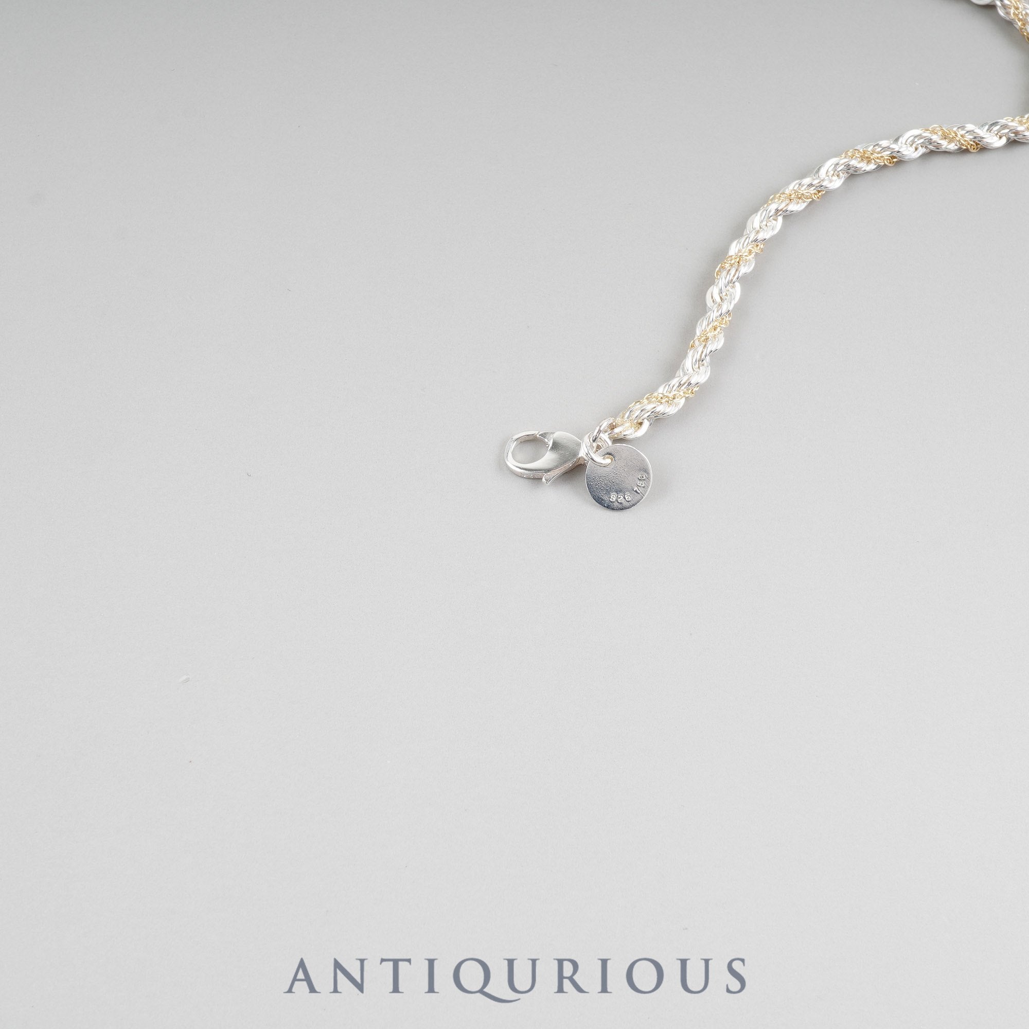 ティファニー ブレスレット ツイストチェーン 925/750 保存袋