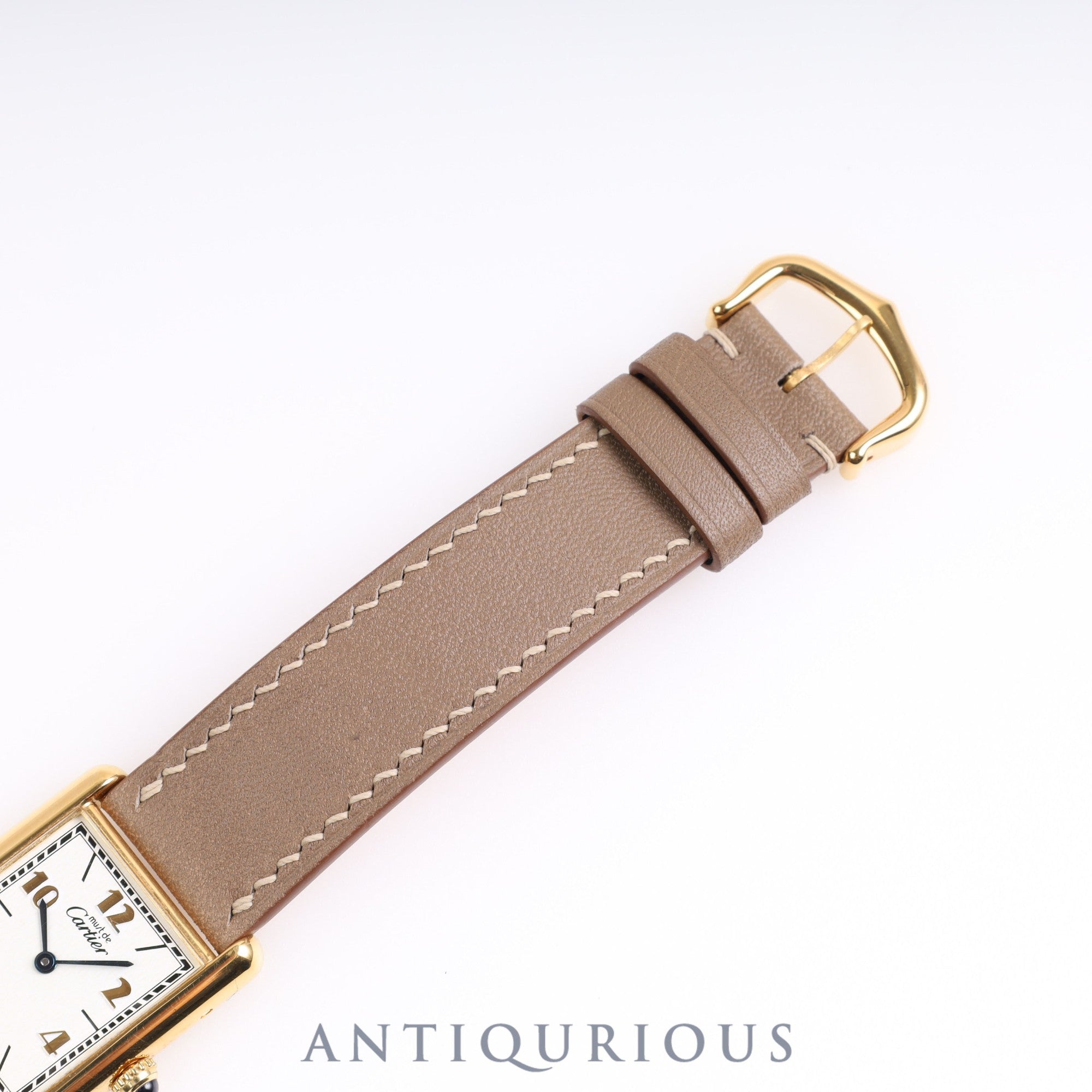 Cartier Must Tank LM QZ 590005 Arabic dial SV925 Leather Inner box