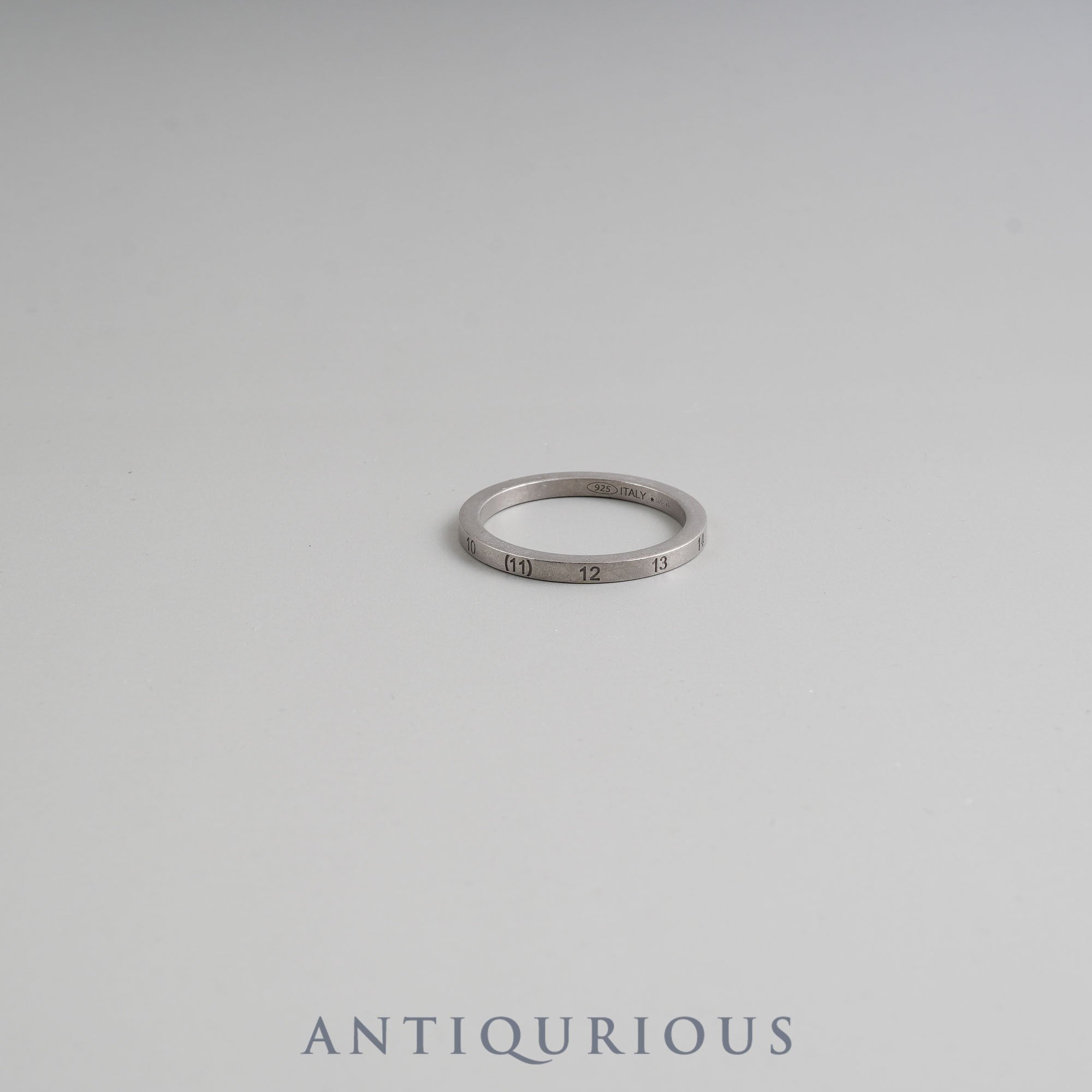 メゾンマルジェラ リング ナンバーロゴ SV925 箱