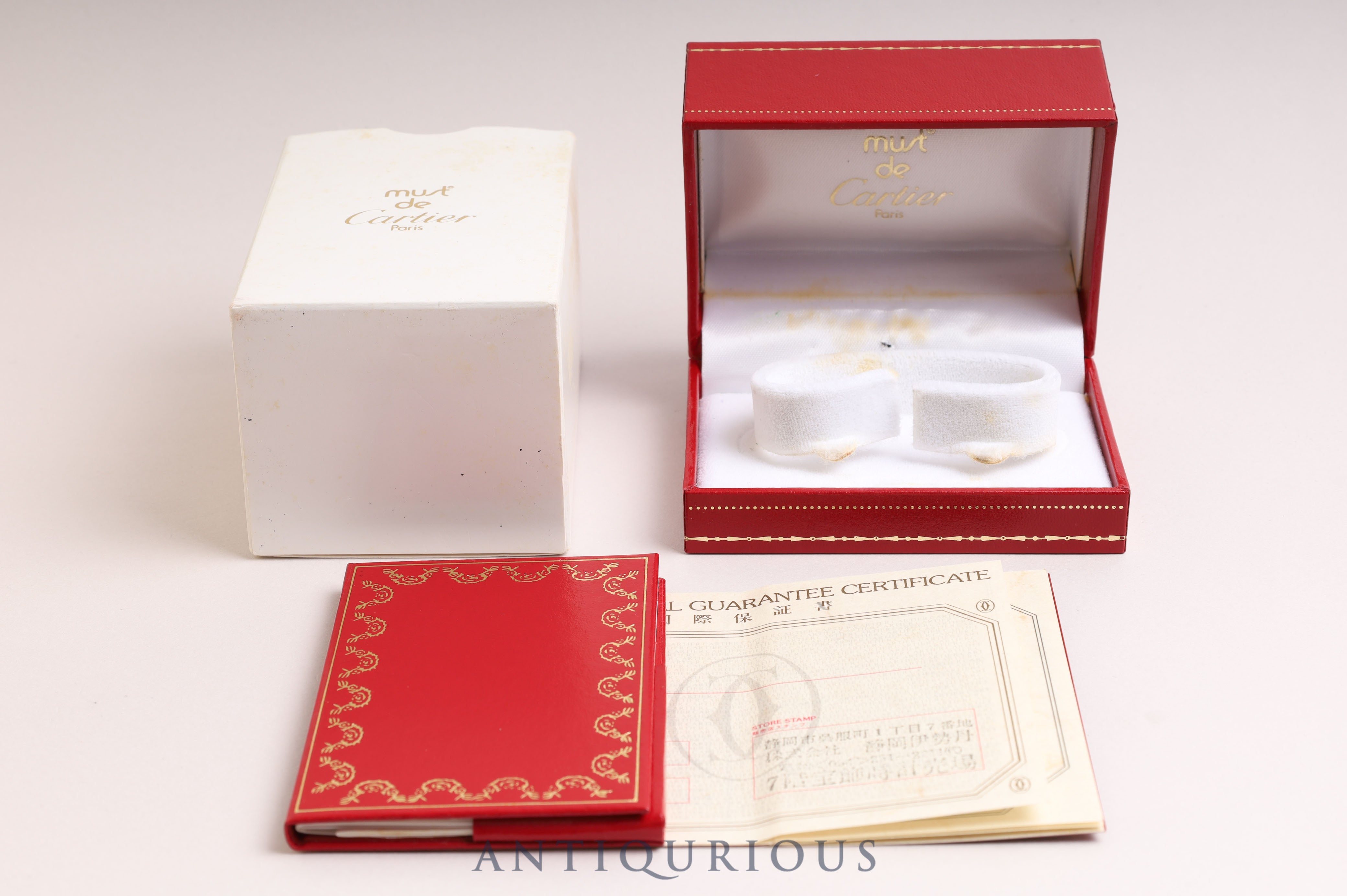 Cartier Must Tank SM QZ White Roman Dial