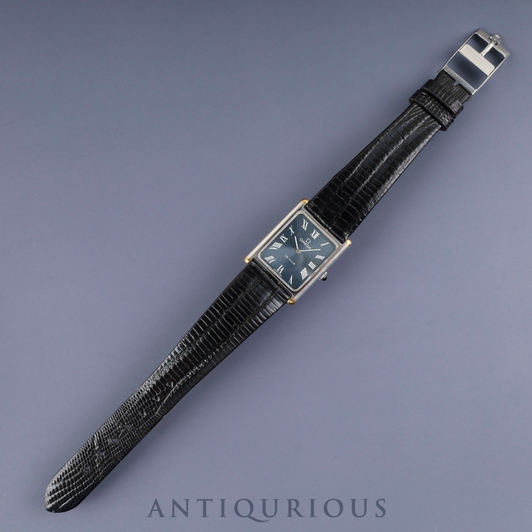 オメガ デ・ヴィル 511.0404 手巻き Cal.625 SS 純正尾錠(SS)ネイビー文字盤 オーバーホール済み