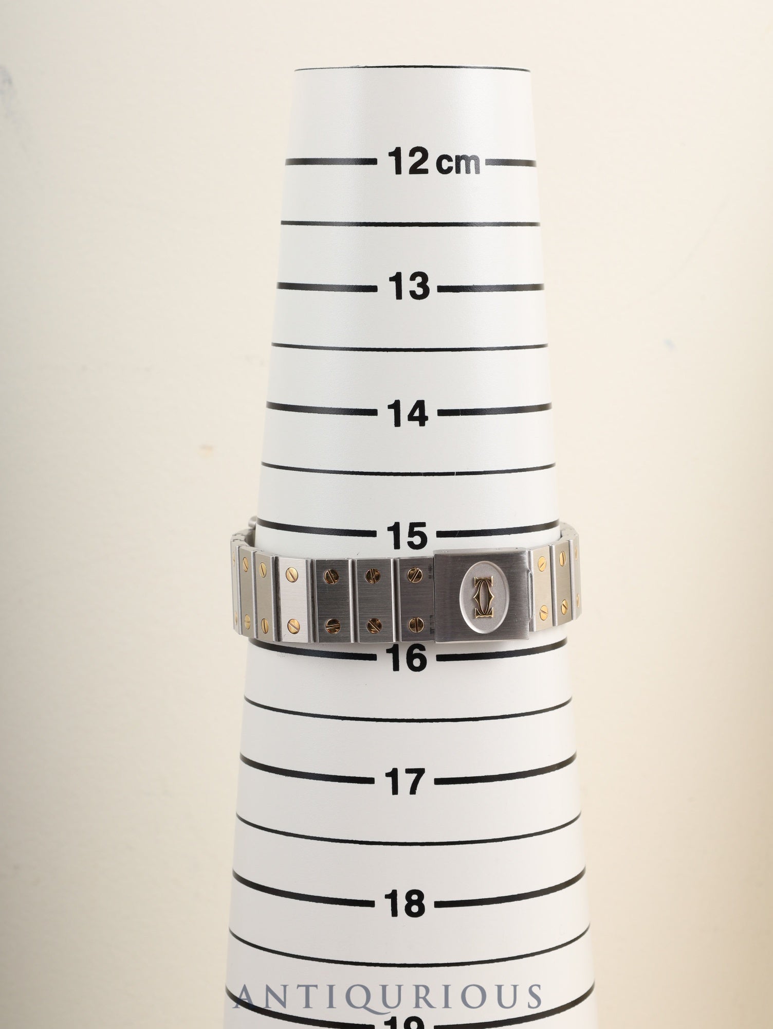 カルティエ サントス オクタゴン LM 2966 自動巻き Cal.077 SS/YG SS/YG ホワイトローマン文字盤 冊子 オーバーホール済み