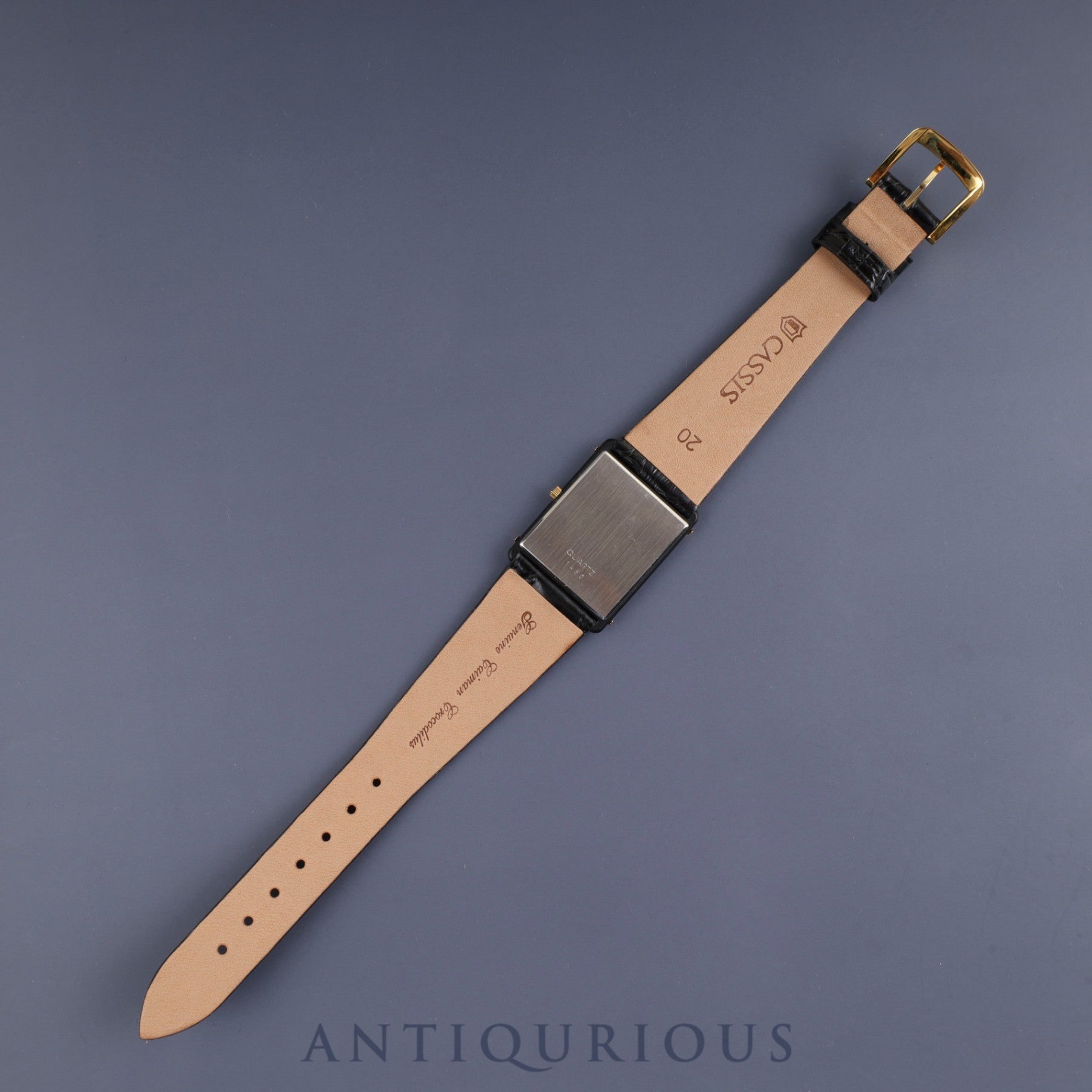 オメガ デ・ヴィル オートゥイユ 191.0221 クォーツ Cal.1450 GP 革 純正尾錠(GP) ホワイト文字盤 箱 純正ベルト オーバーホール済み