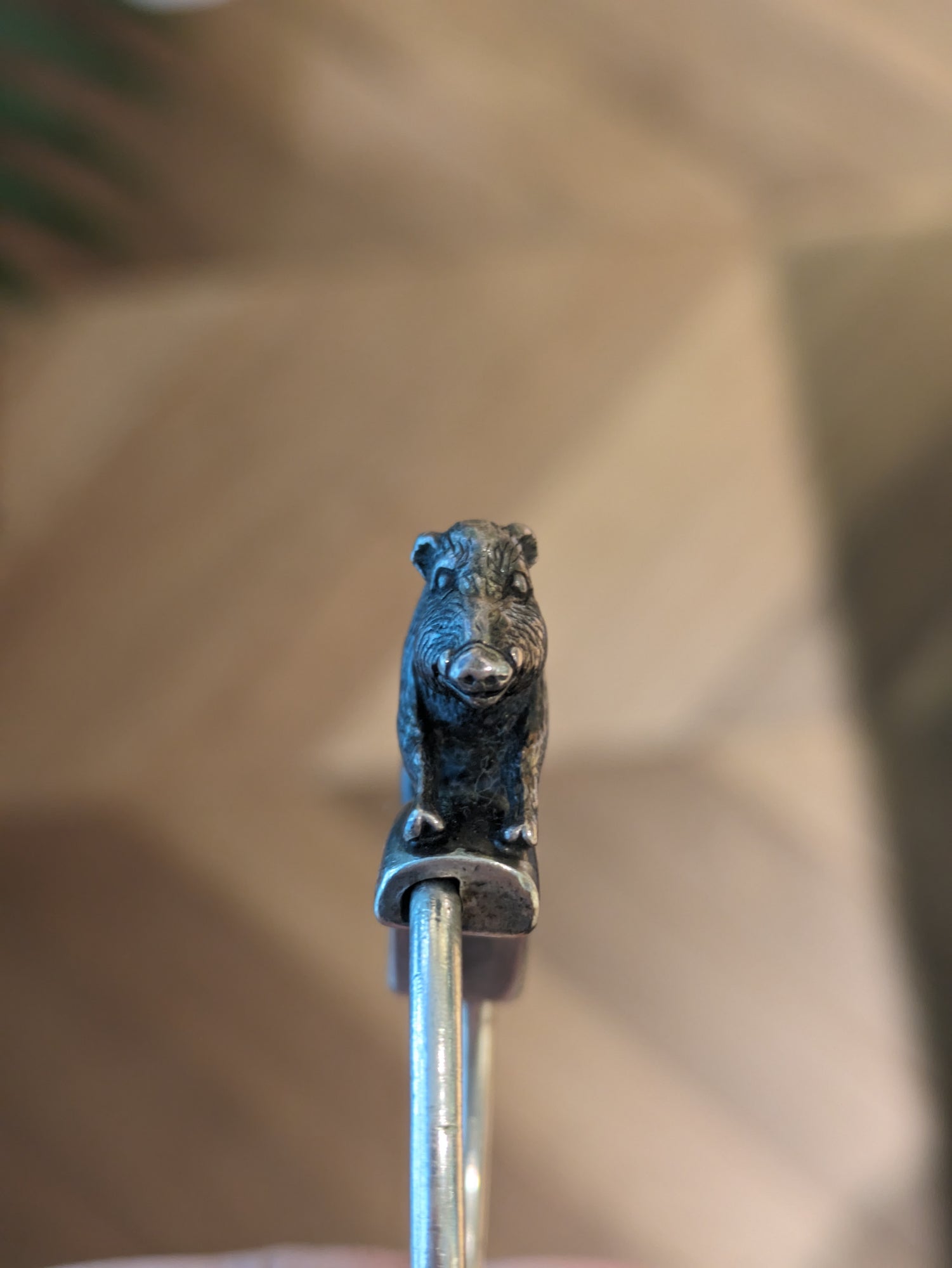 エルメス キーリング イノシシ 猪 ヴィンテージ SV