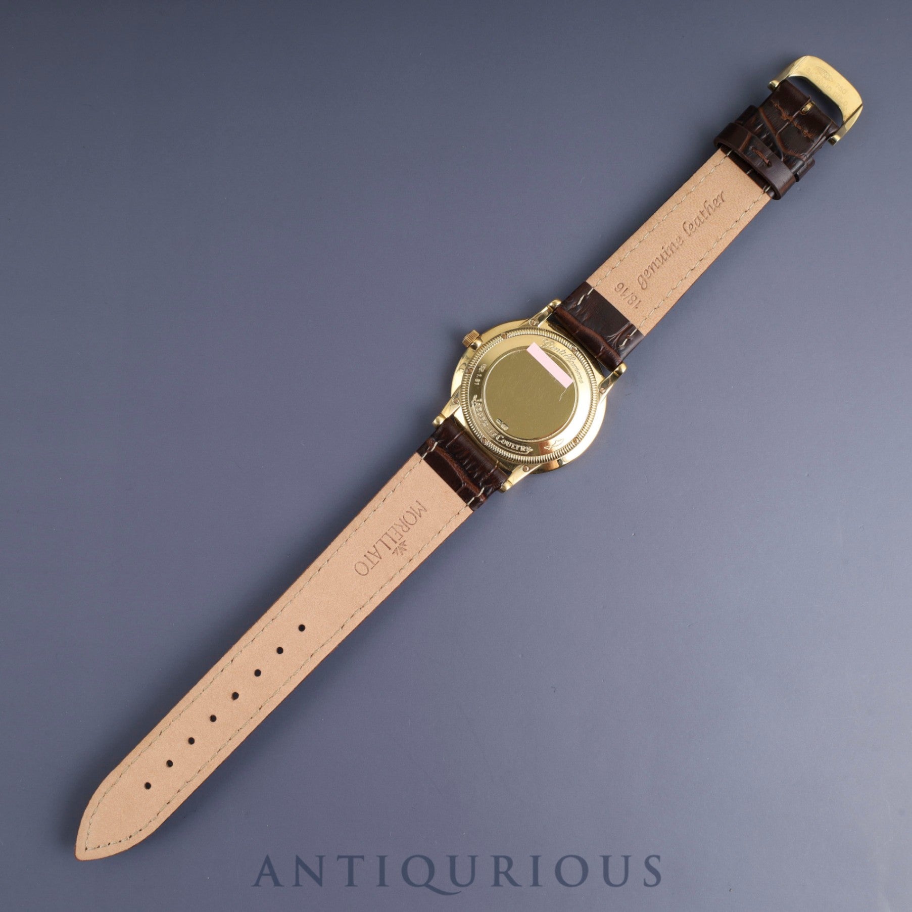 ジャガー・ルクルト ジェントローム 152.1.81 手巻き Cal.818/4 750 革 純正尾錠(750) ホワイト文字盤 純正革替えベルト オーバーホール済み