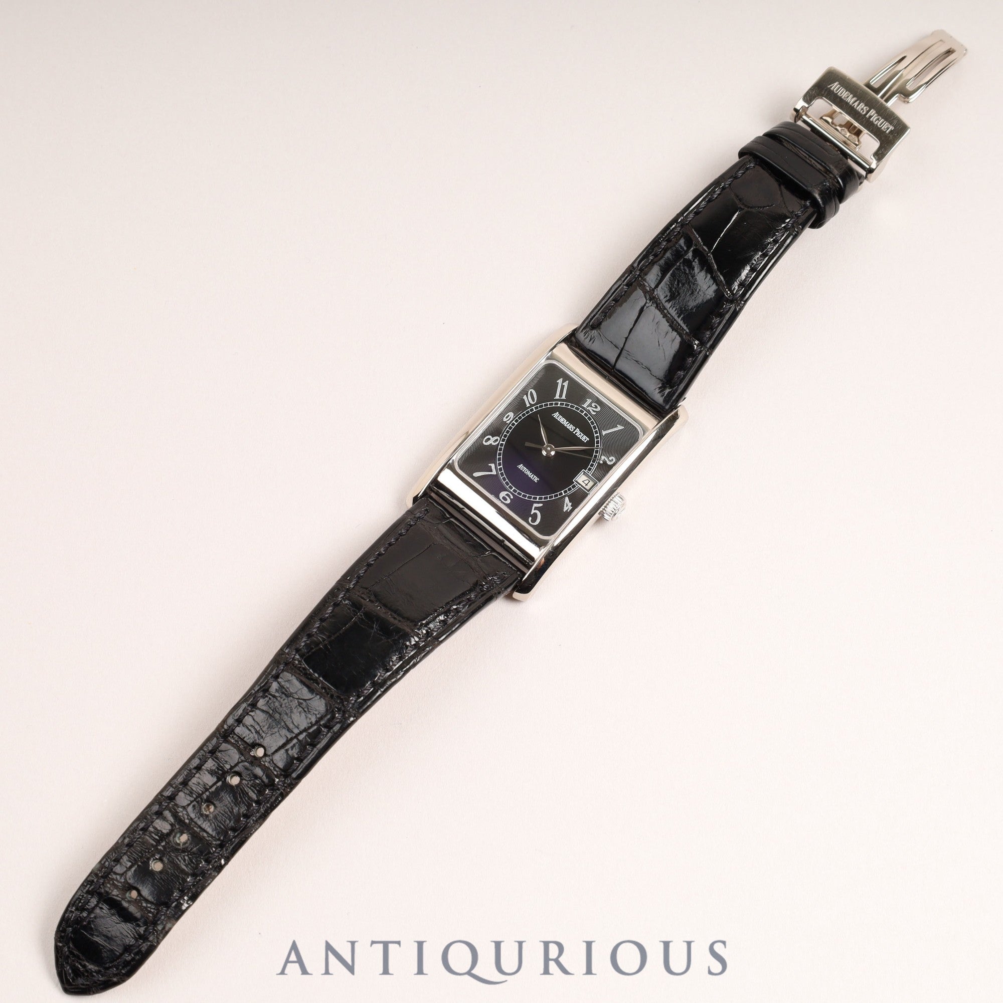 Audemars Piguet Edward Piguet 15015BC.OO.D001CR.01 Automatic Cal.2140 750 Leather Black Arabic Dial 1994-2000